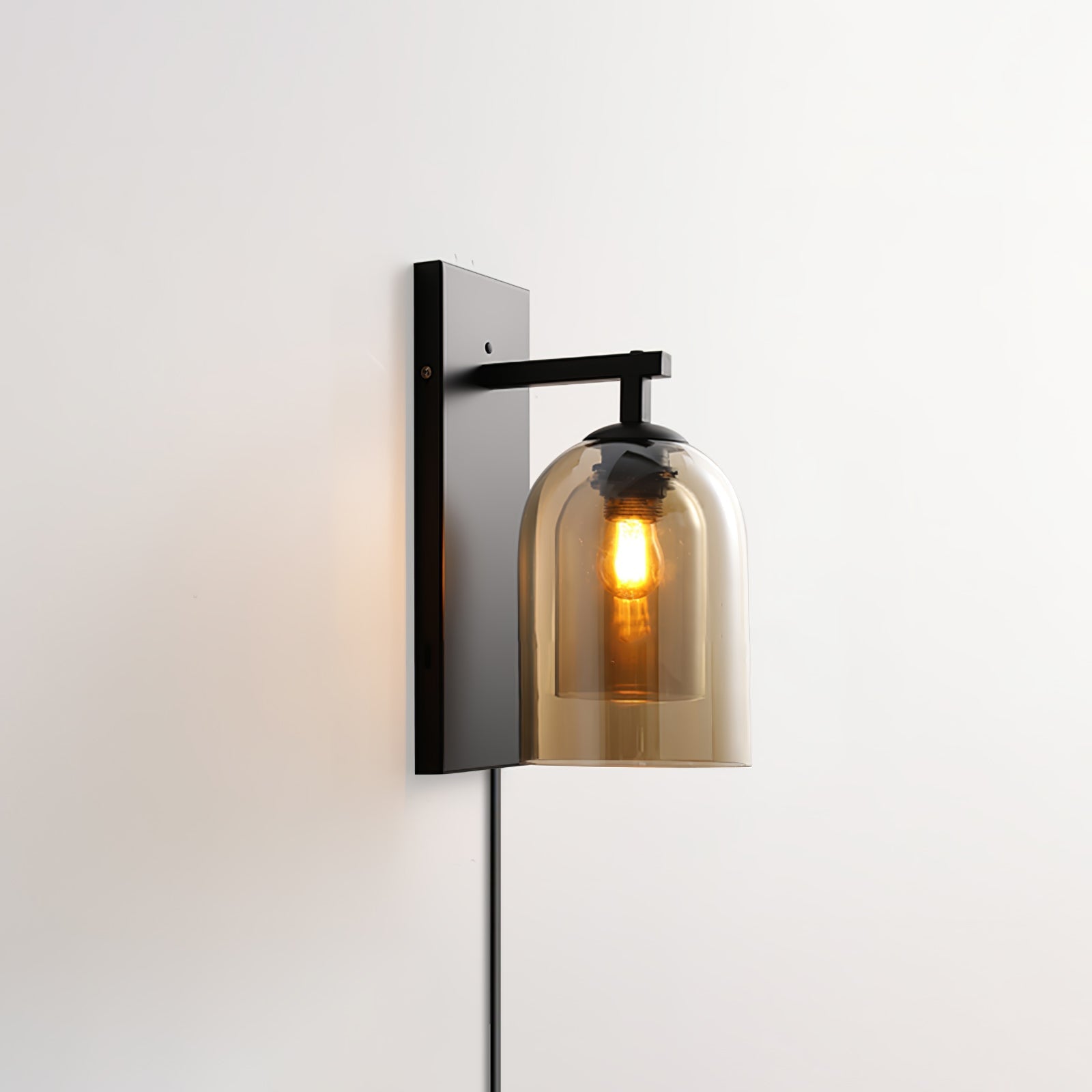 Glass Tubular Plug-in Wall Lamp - Blowlighting