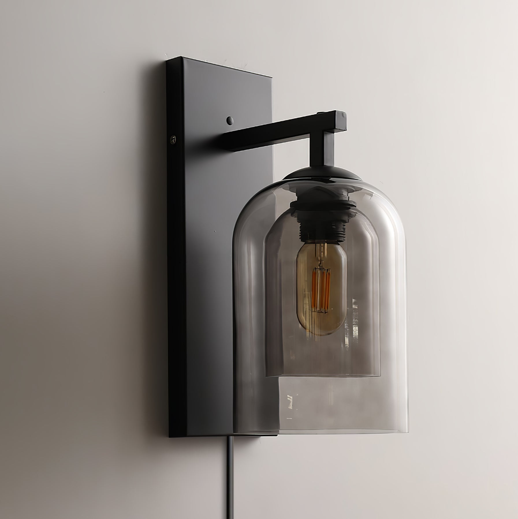Glass Tubular Plug-in Wall Lamp - Blowlighting
