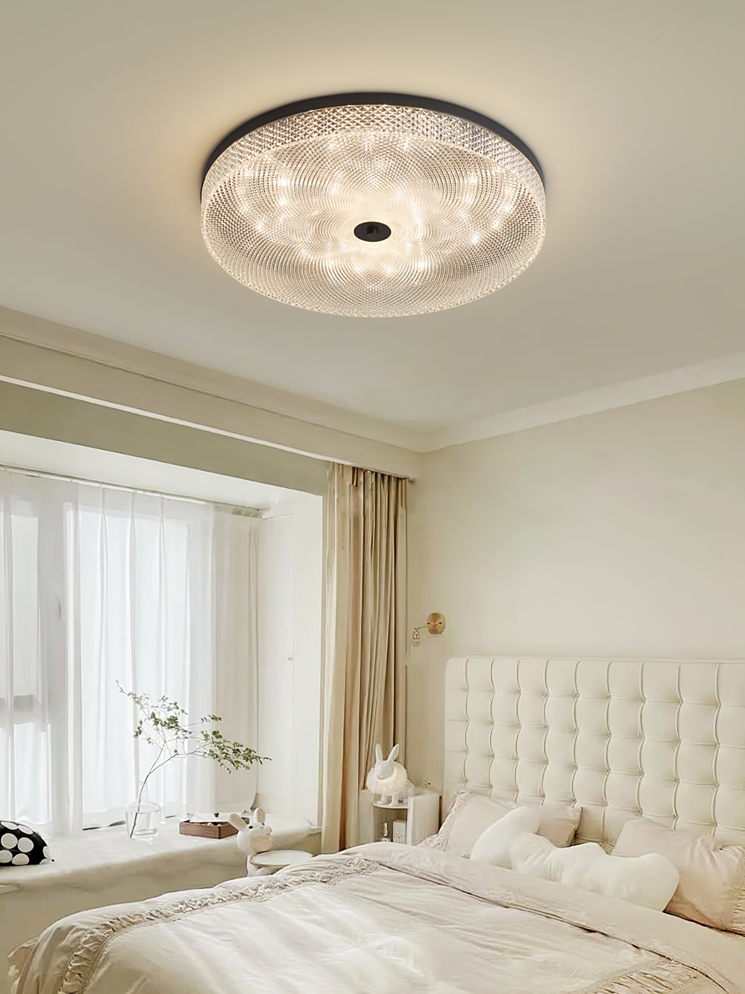 Glimmering Striped Ceiling Light - Blowlighting