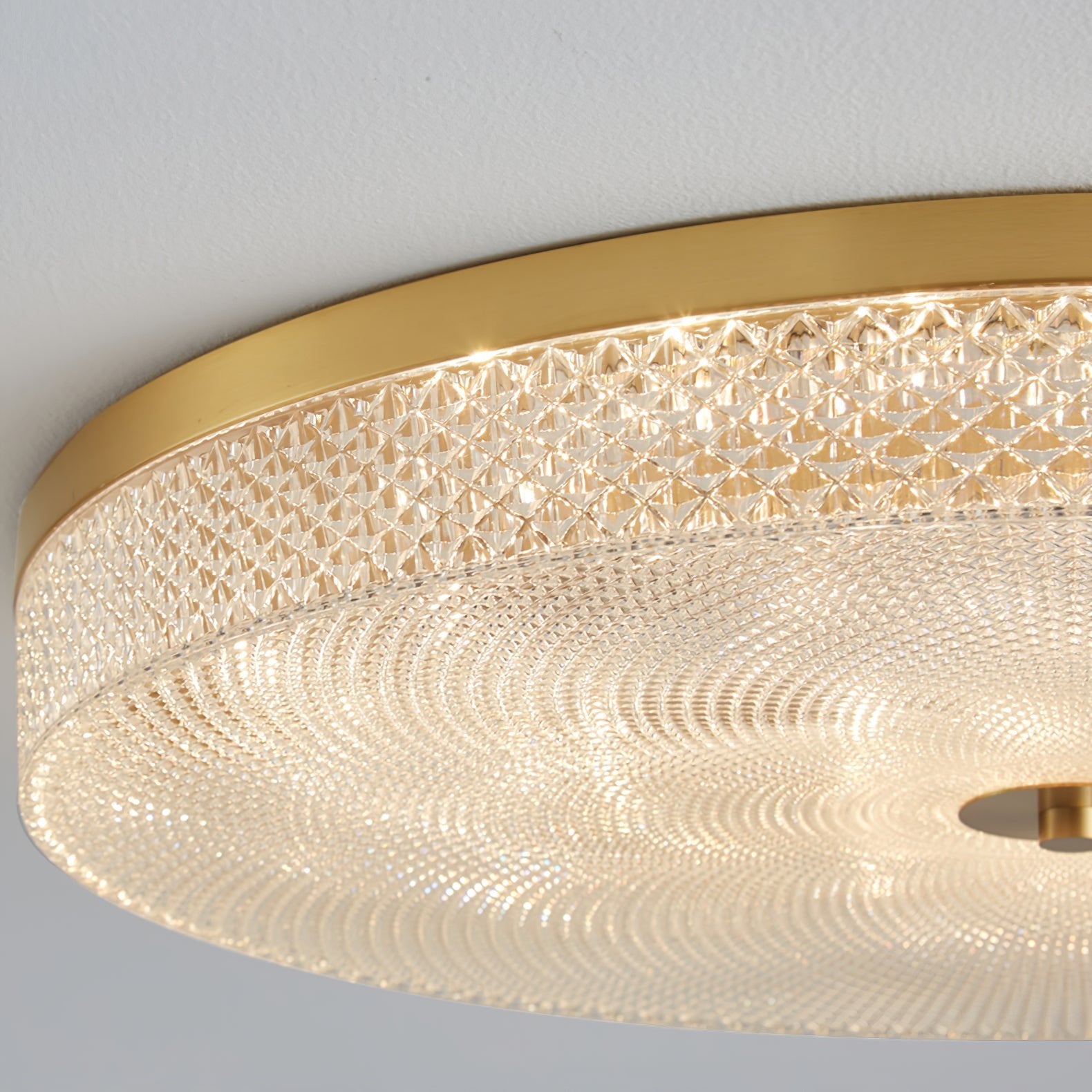 Glimmering Striped Ceiling Light - Blowlighting