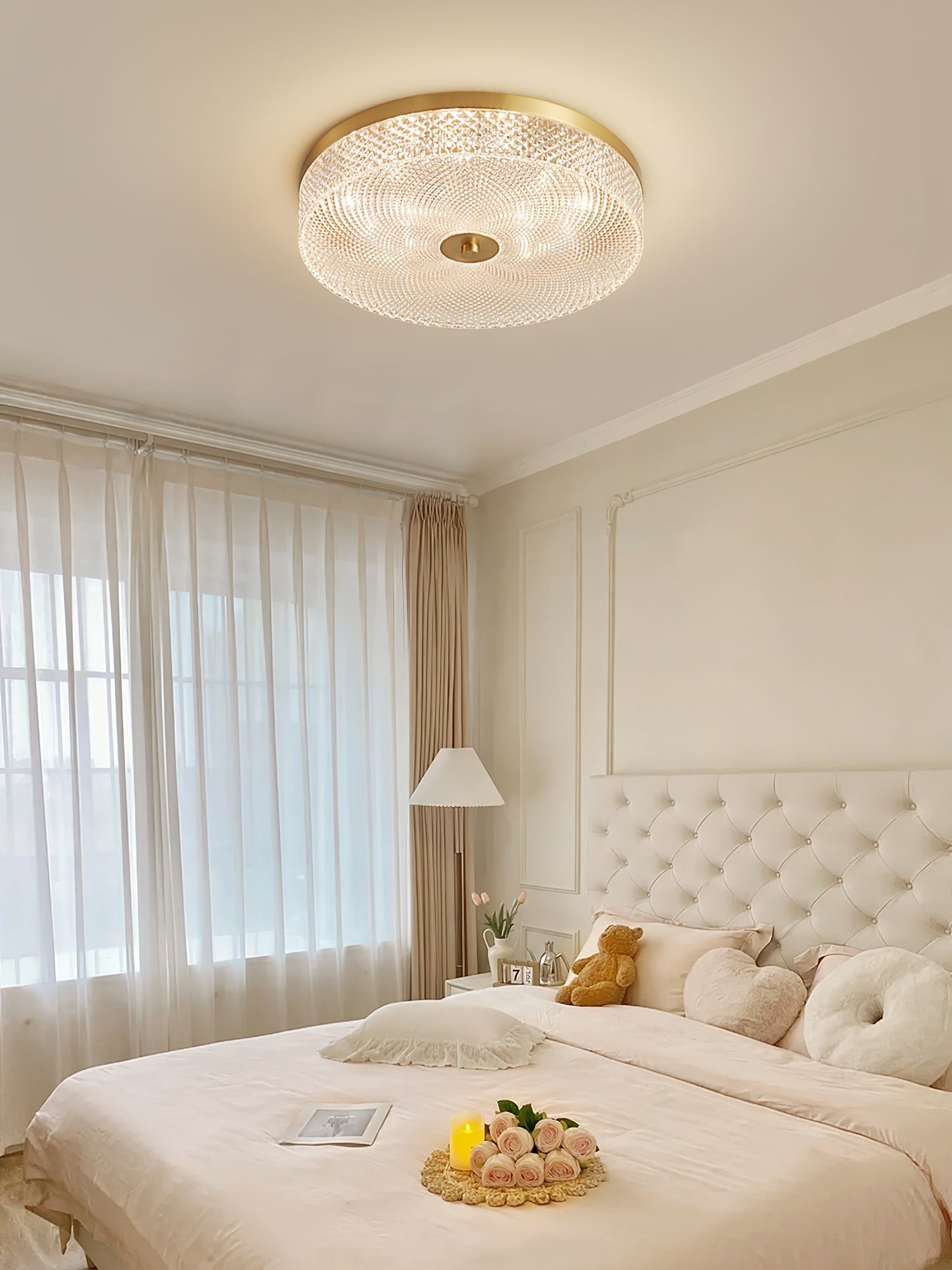 Glimmering Striped Ceiling Light - Blowlighting
