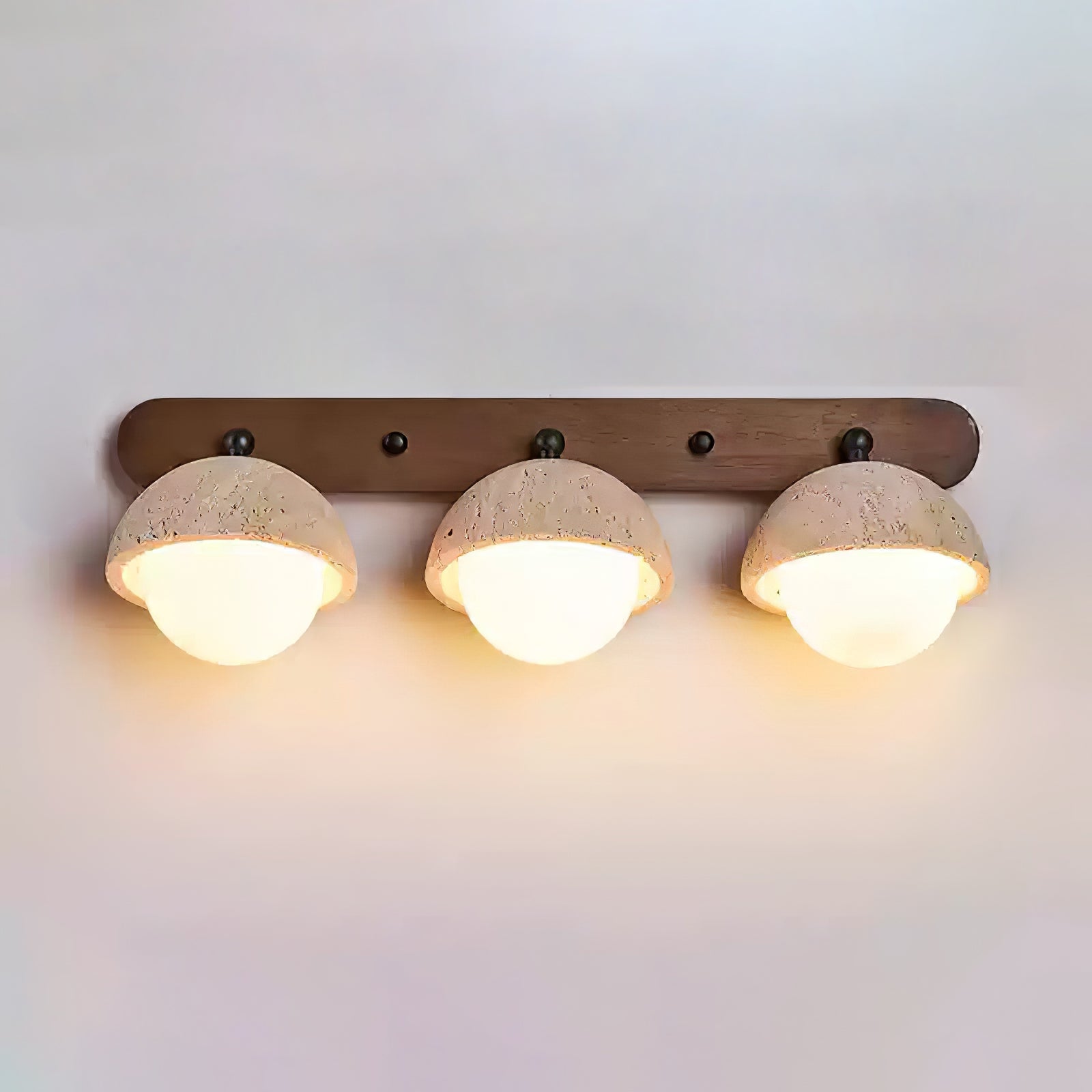 Avtale Arc-Shaped Travertine Wall Light - Blowlighting