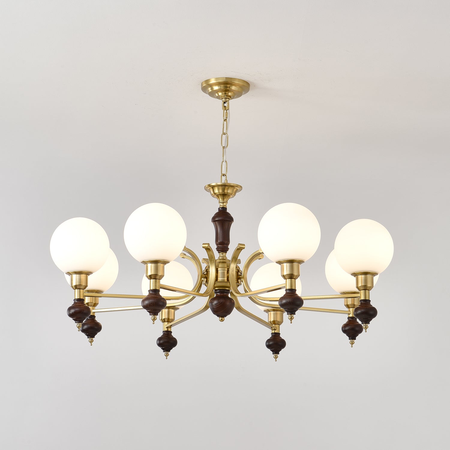 Globe Orb Chandelier - Blowlighting