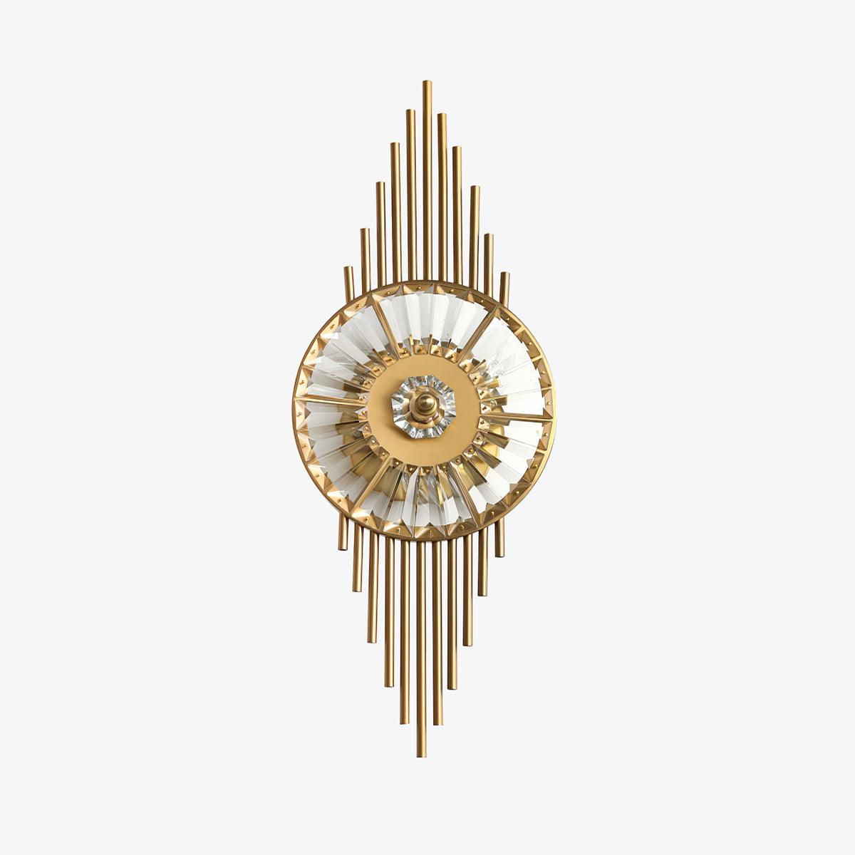 Crystal Gear Gold Wall Light - Blowlighting