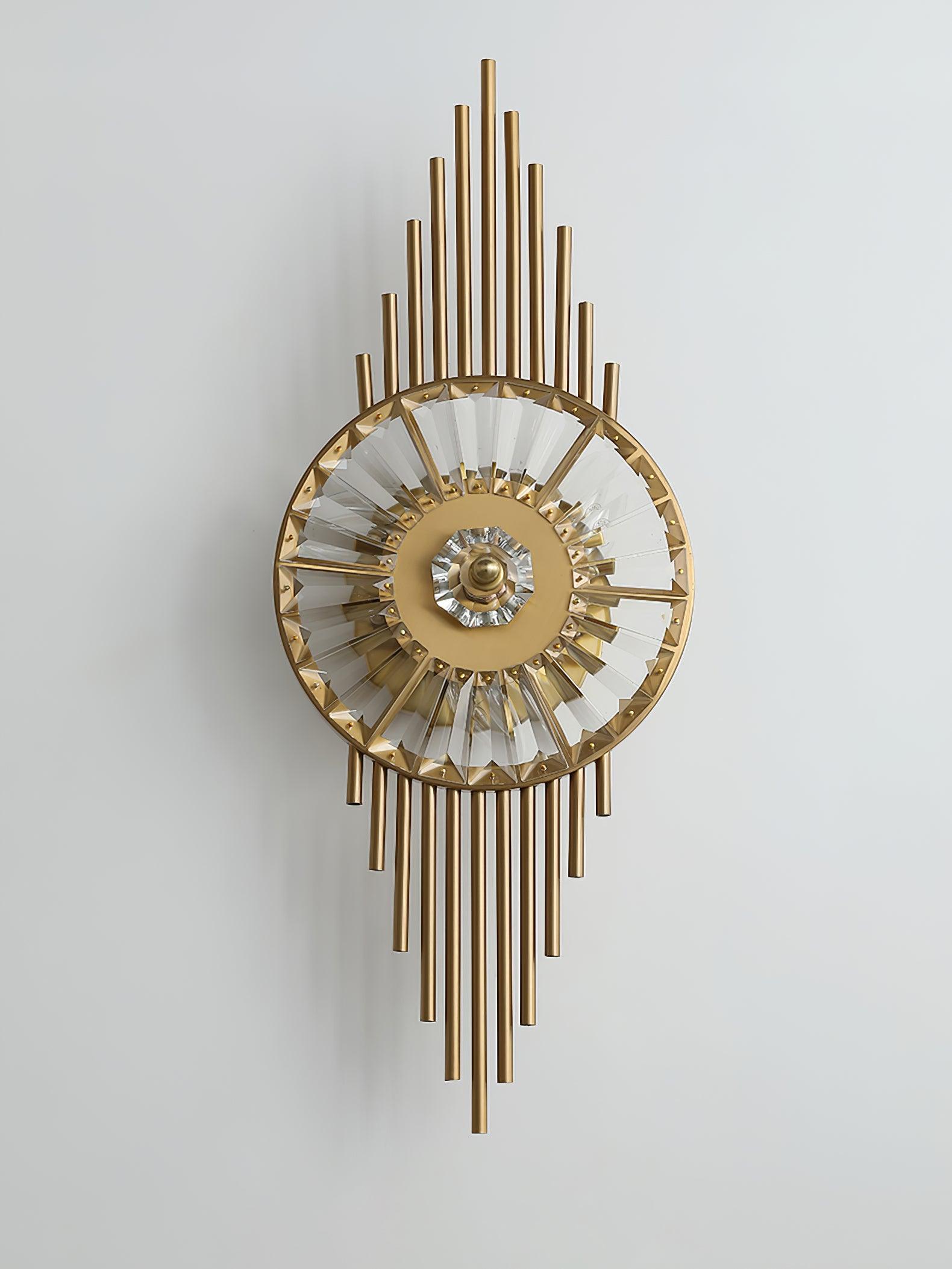 Crystal Gear Gold Wall Light - Blowlighting