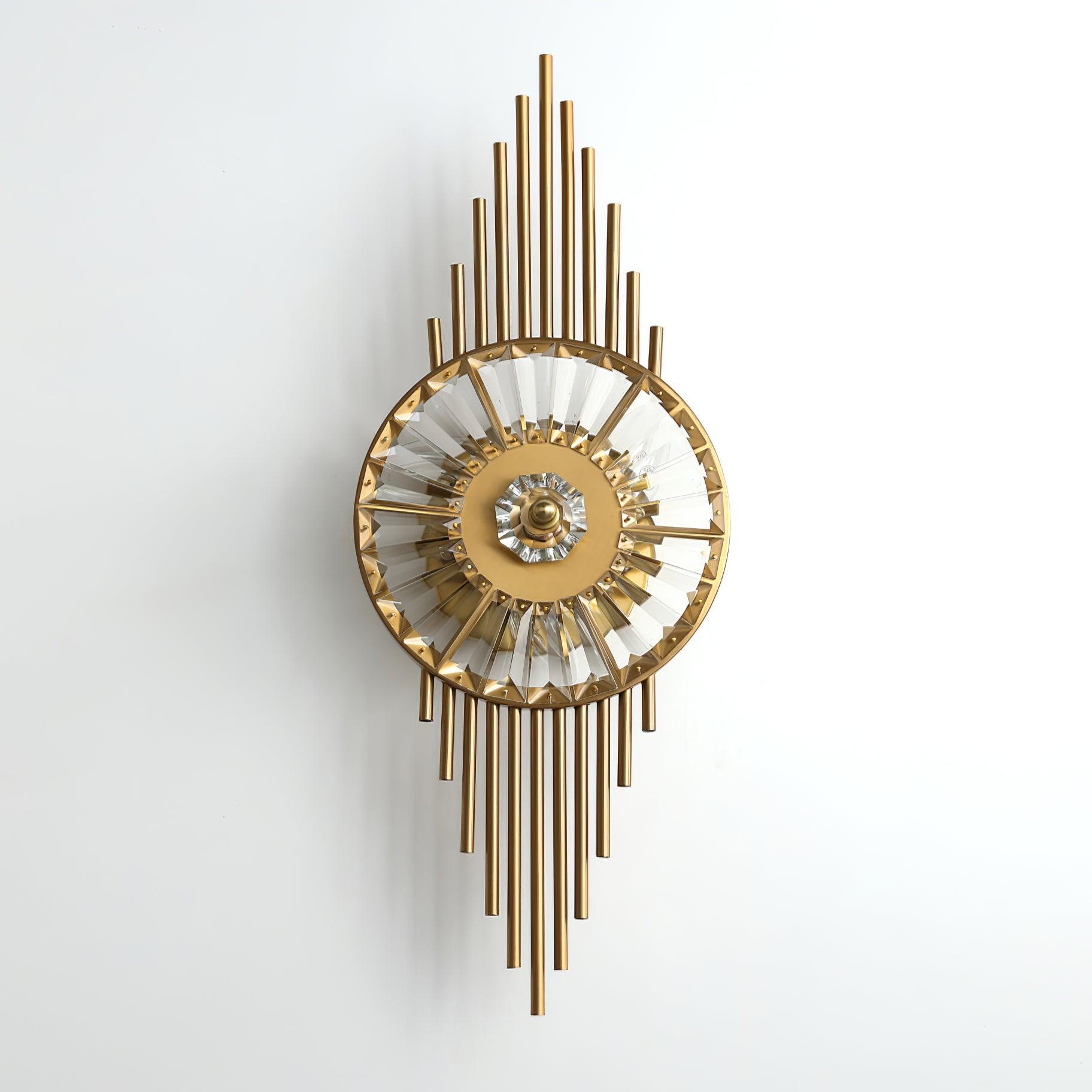 Crystal Gear Gold Wall Light - Blowlighting