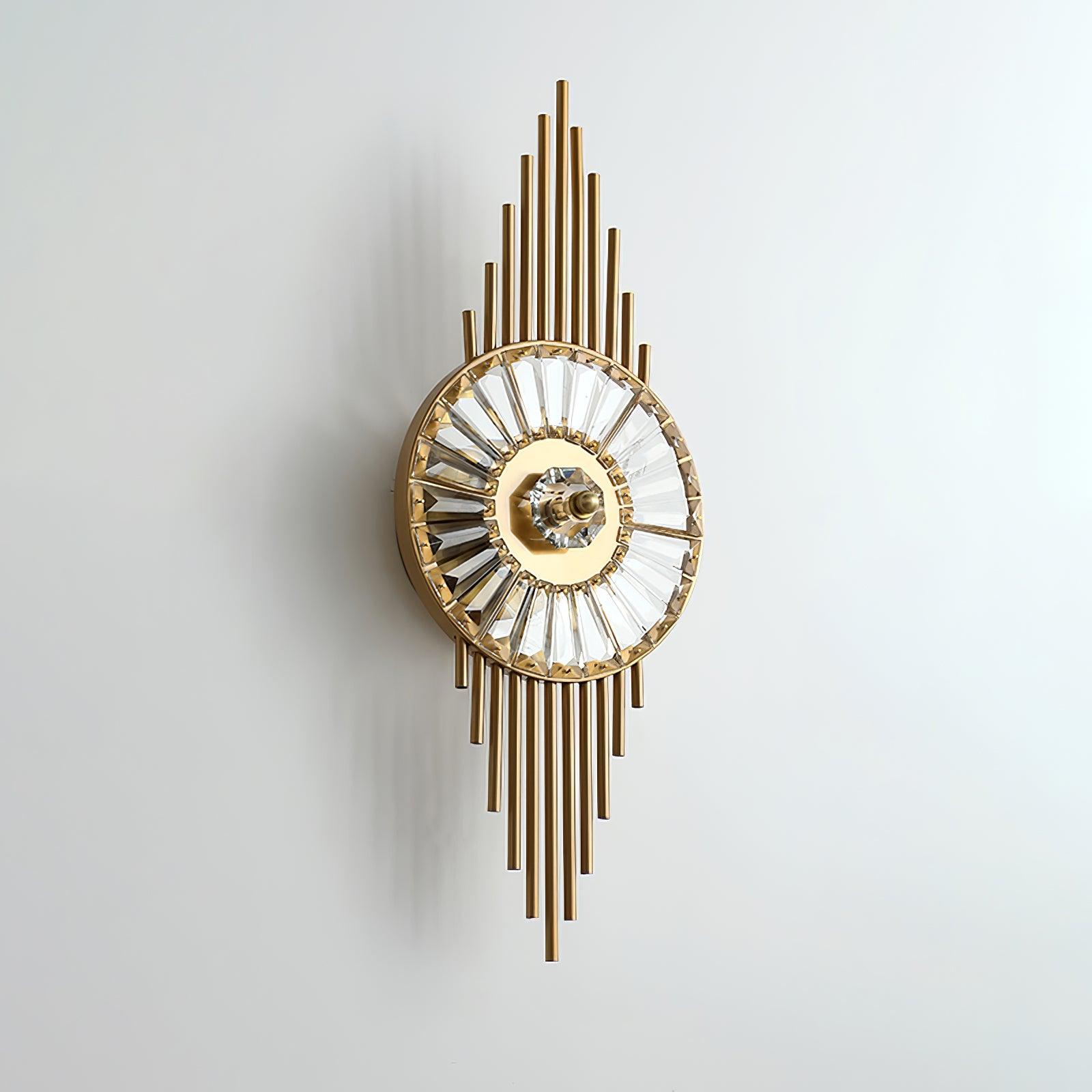 Crystal Gear Gold Wall Light - Blowlighting