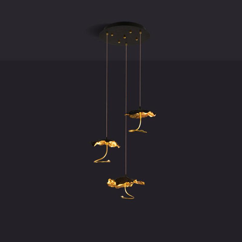 Aureate Cloud Brass Cluster Chandelier - Blowlighting