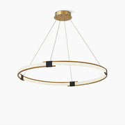 Gold Ring Chandelier - Blowlighting