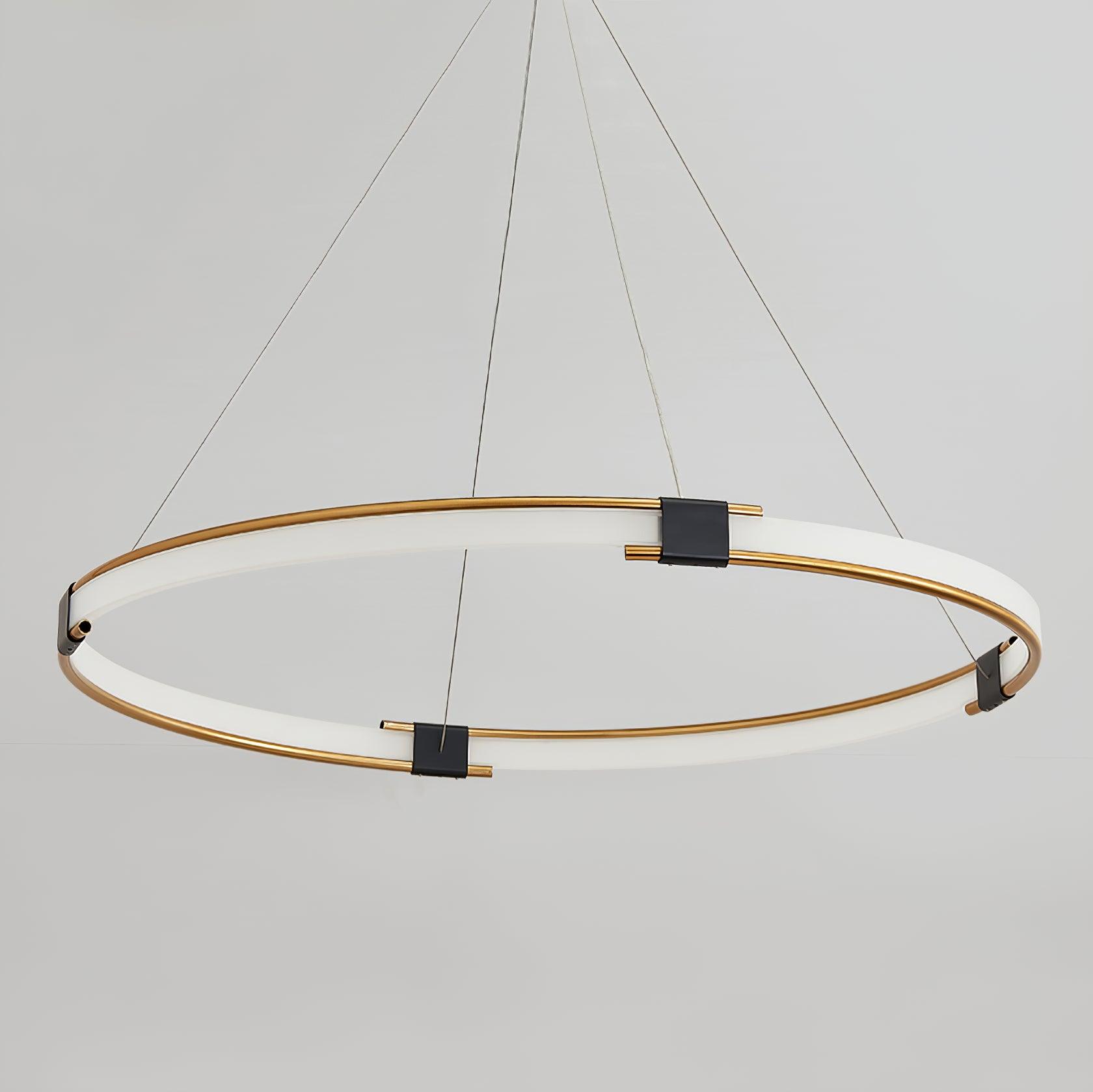 Gold Ring Chandelier - Blowlighting