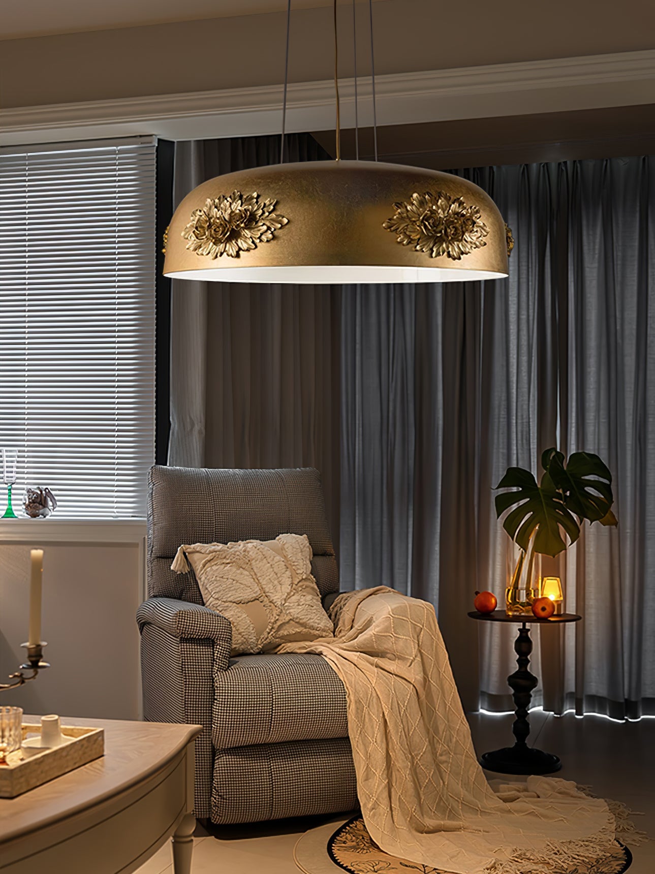 Gold Tuzzi Pendant Light - Blowlighting