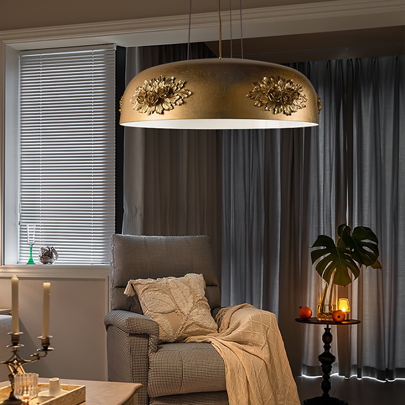 Gold Tuzzi Pendant Light - Blowlighting