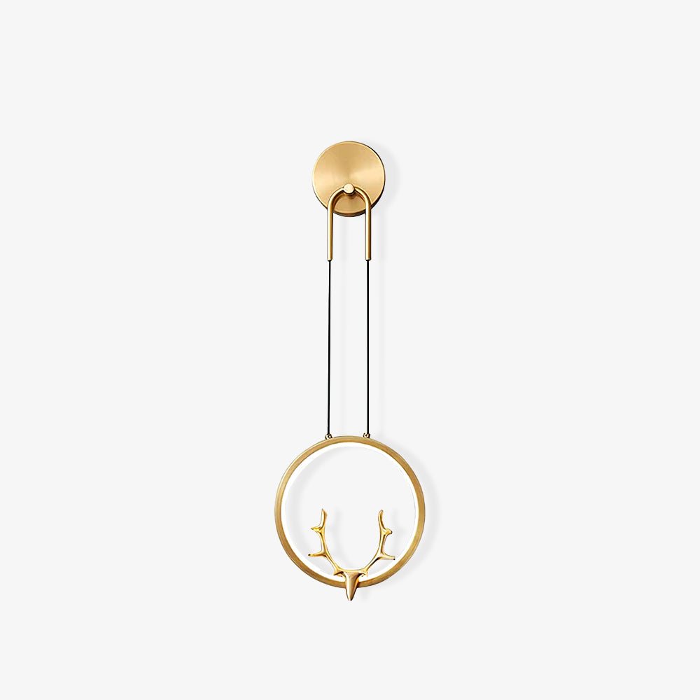 Golden Antler Wall Light - Blowlighting