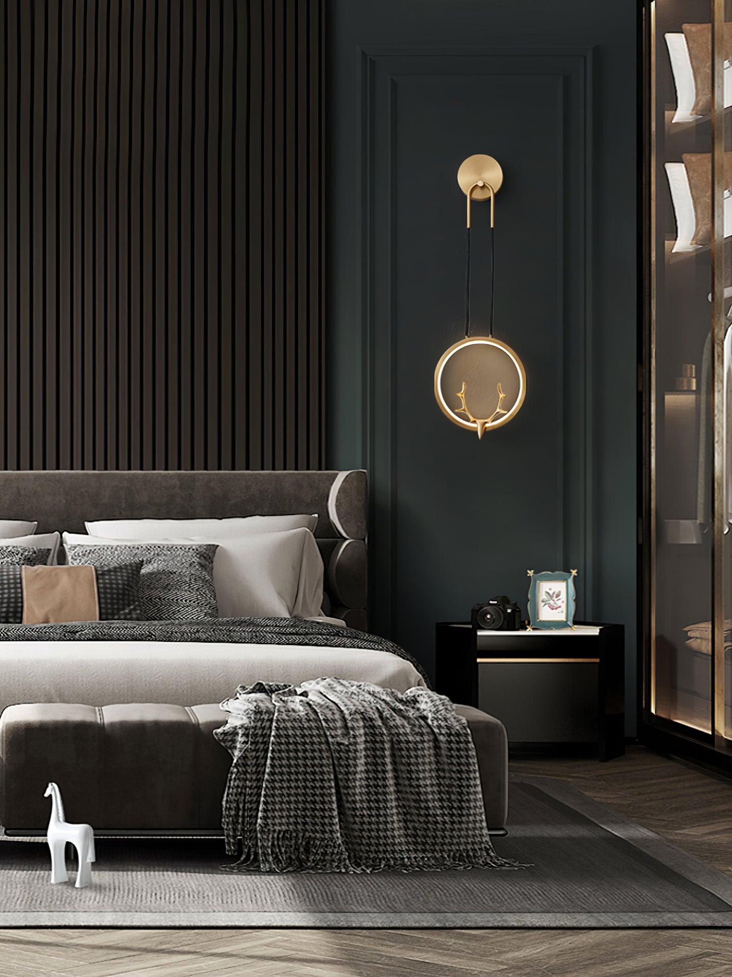 Golden Antler Wall Light - Blowlighting