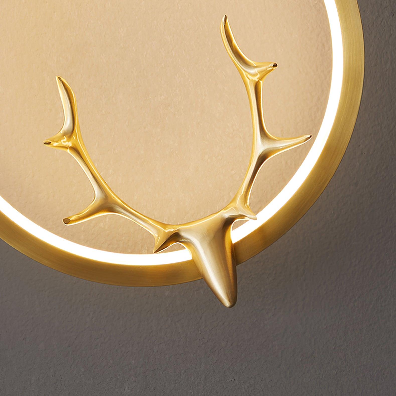 Golden Antler Wall Light - Blowlighting