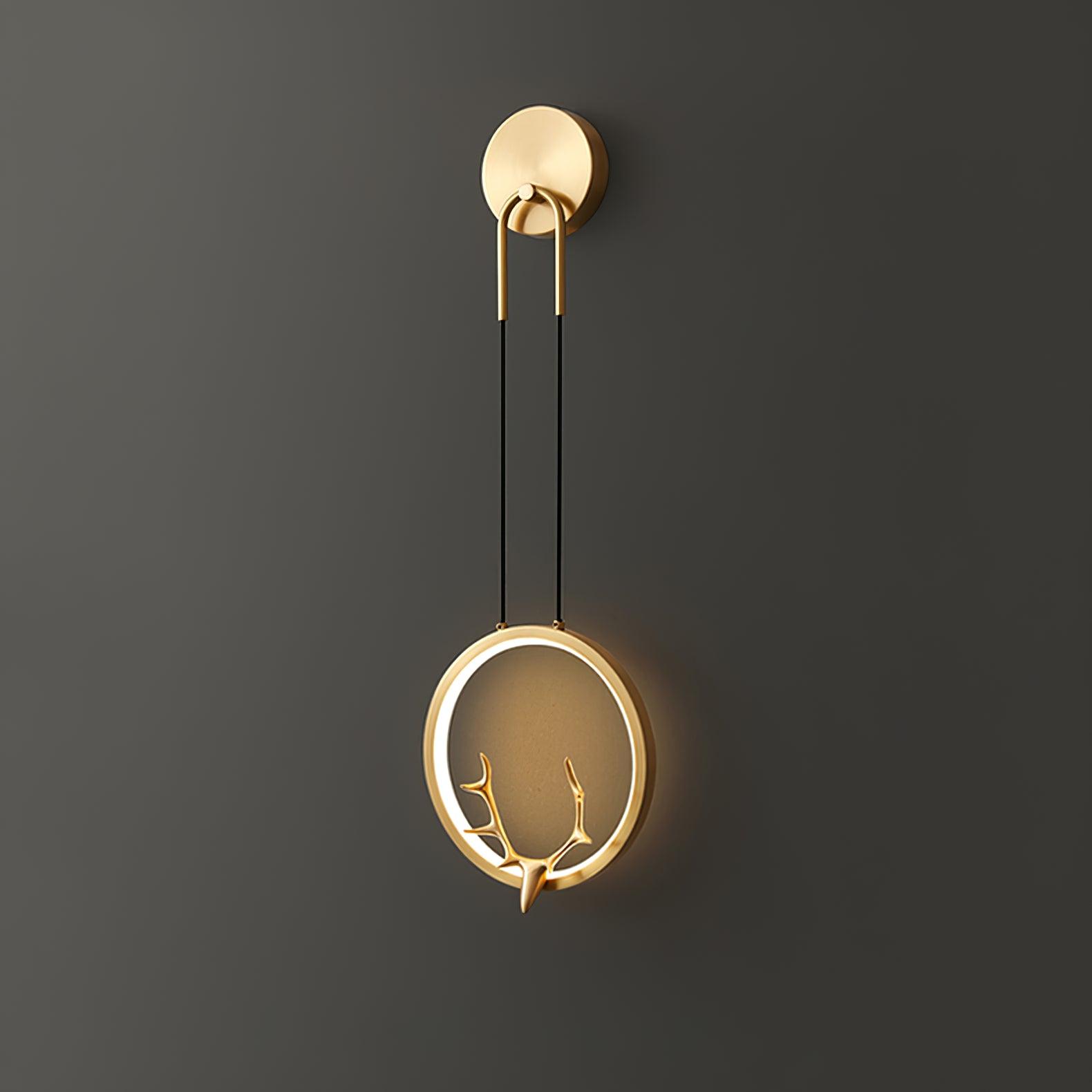 Golden Antler Wall Light - Blowlighting