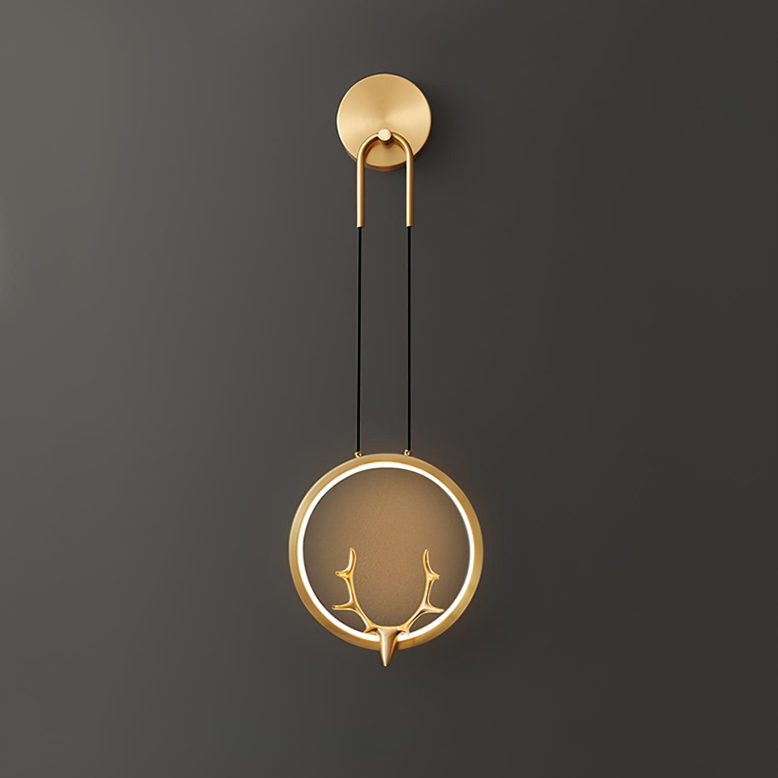 Golden Antler Wall Light - Blowlighting