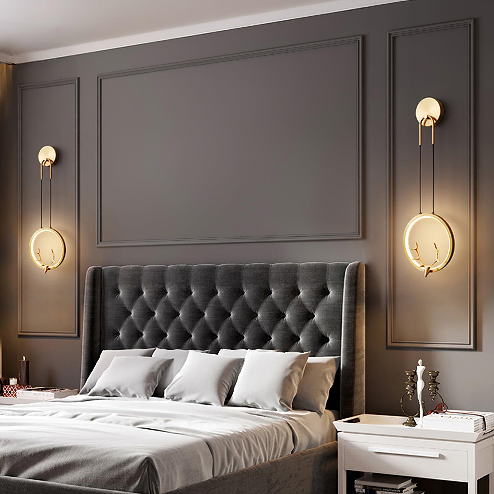 Golden Antler Wall Light - Blowlighting