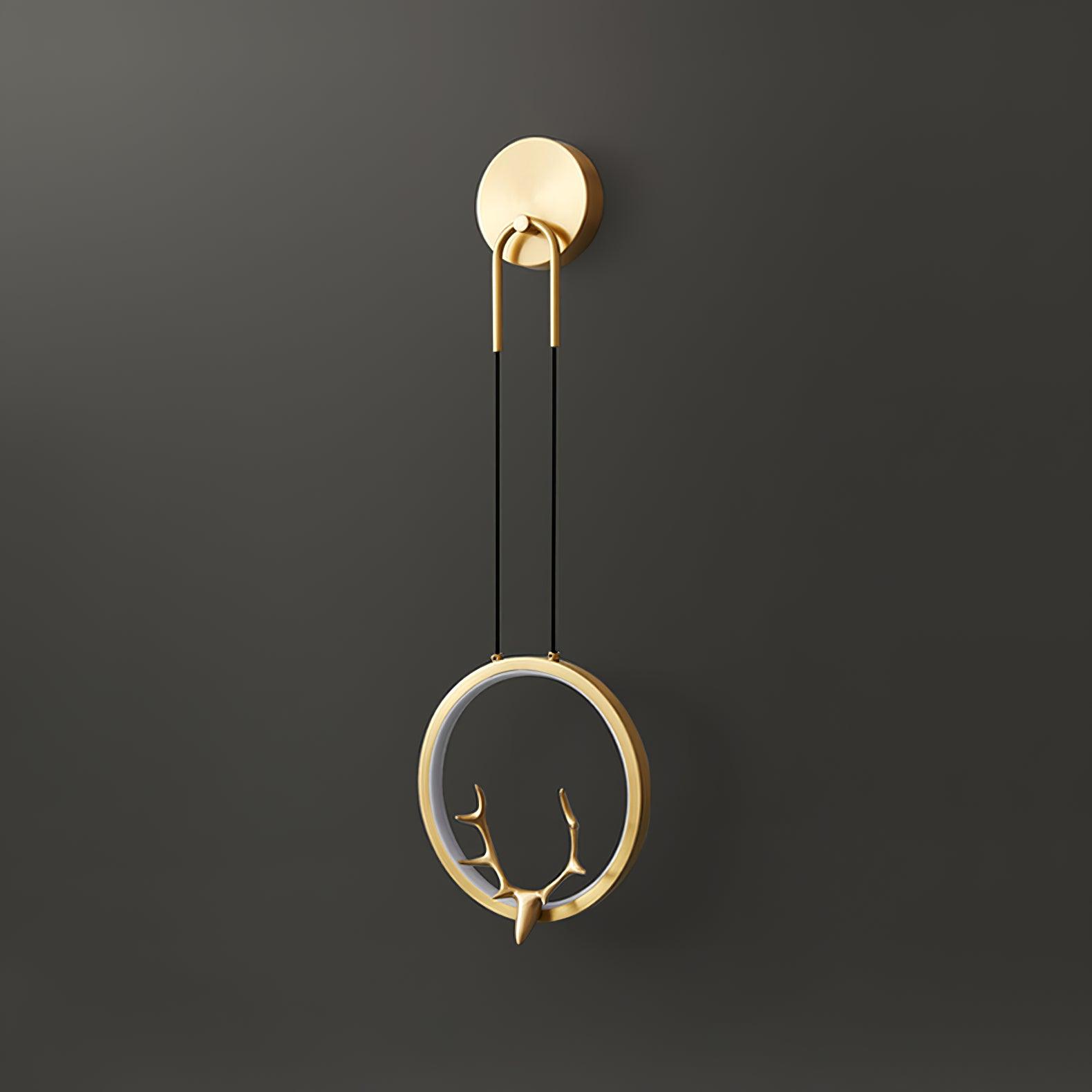 Golden Antler Wall Light - Blowlighting