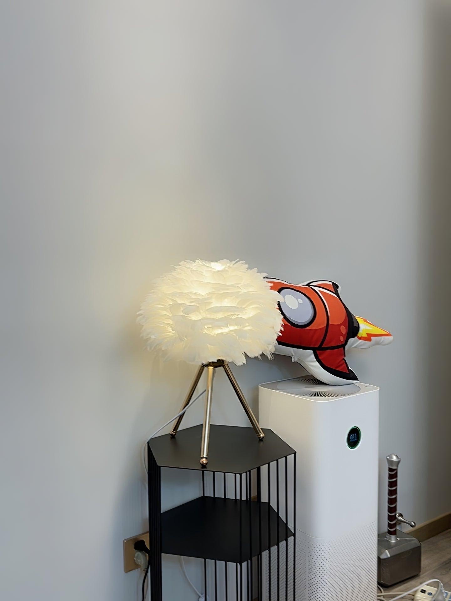 Goose Feather Table Lamp - Blowlighting