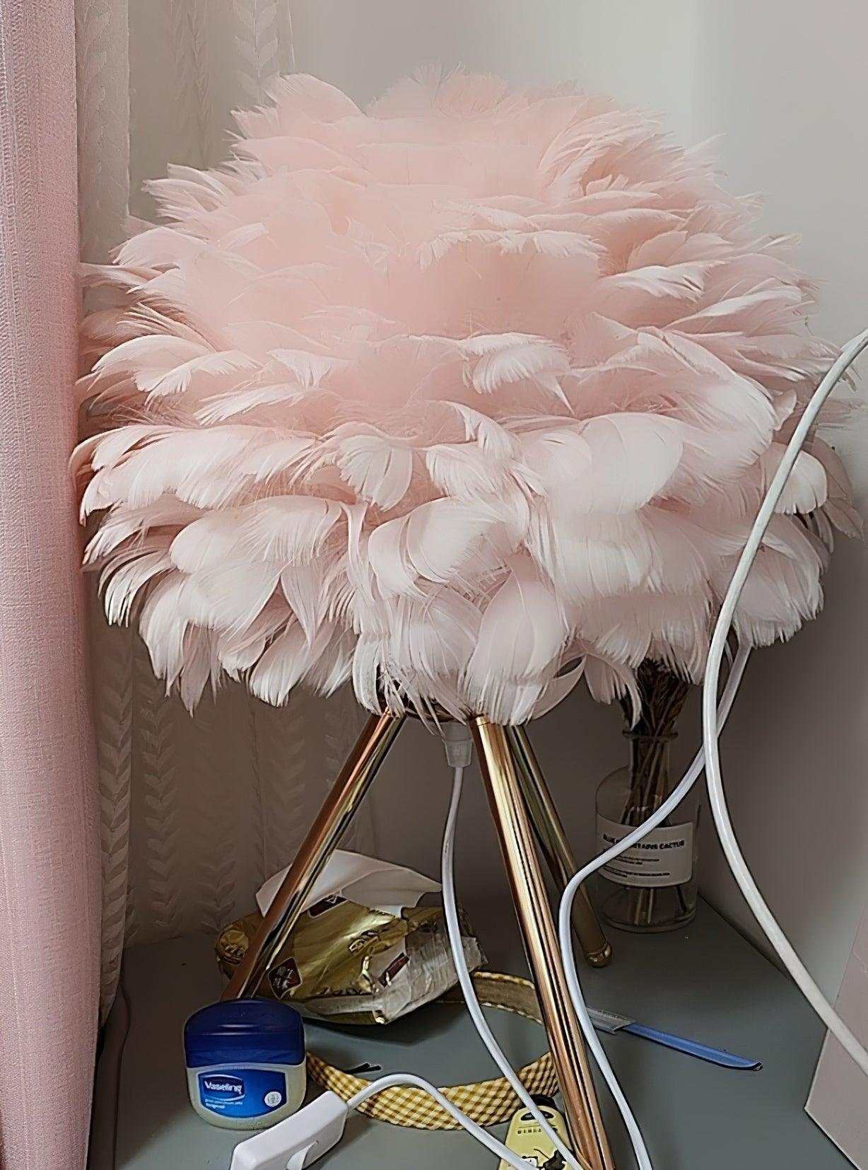 Goose Feather Table Lamp - Blowlighting