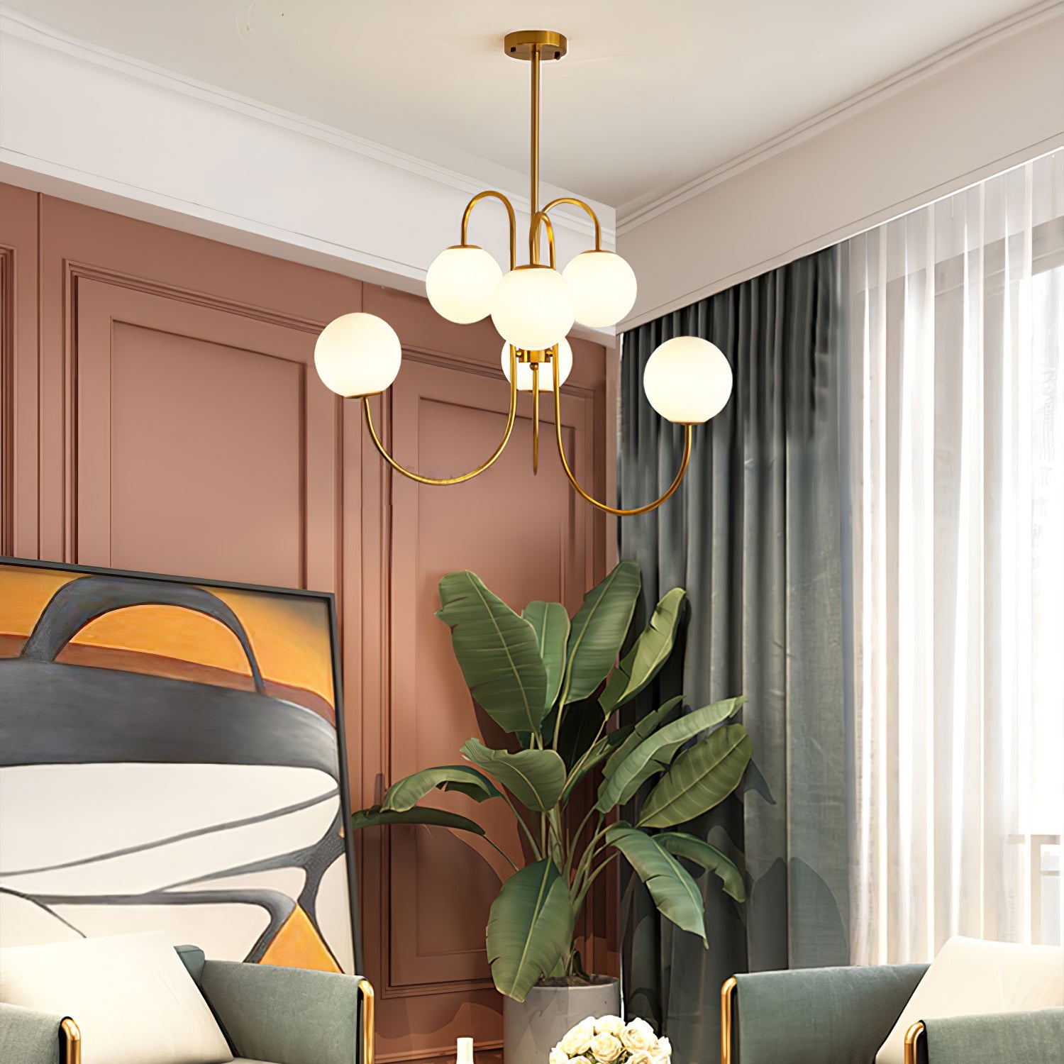 Gooseneck Chandelier - Blowlighting