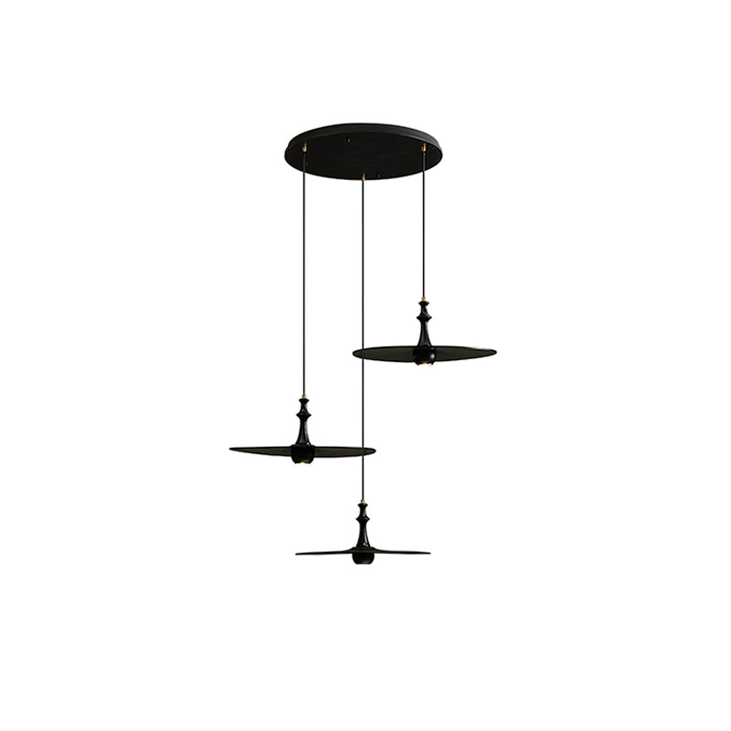 Syrinyra Sculptural Wood Disc Pendant Light - Blowlighting