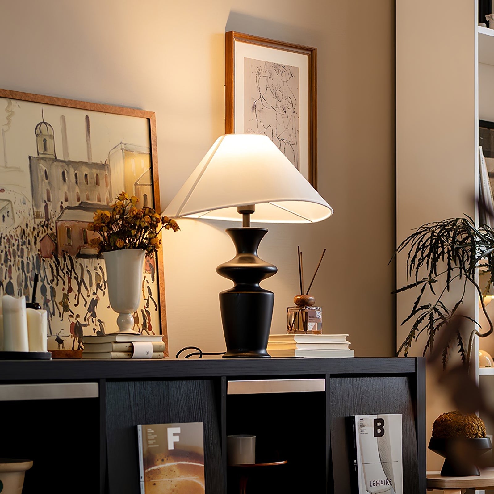 Grace Wood Table Lamp - Blowlighting