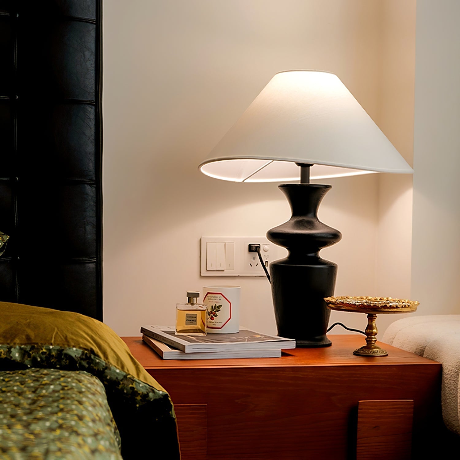 Grace Wood Table Lamp - Blowlighting