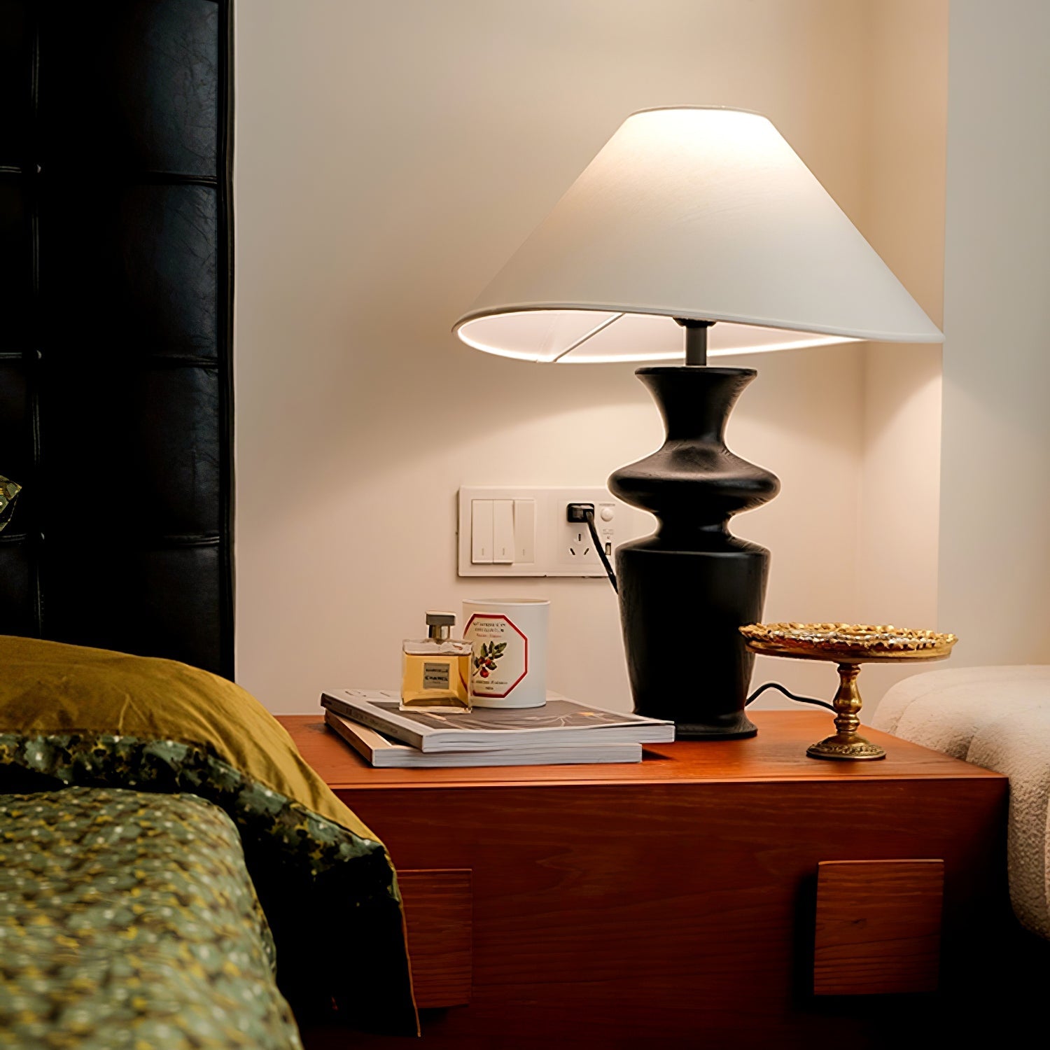 Grace Wood Table Lamp - Blowlighting
