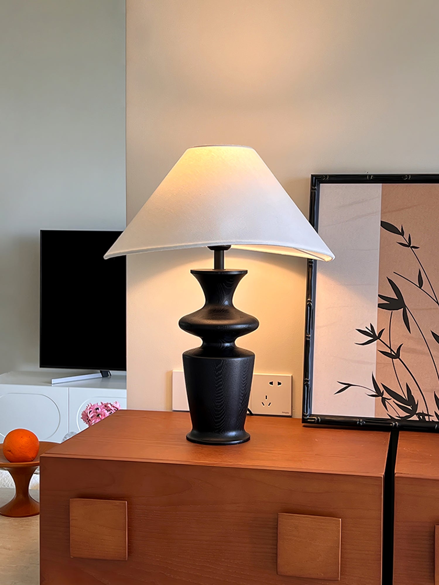 Grace Wood Table Lamp - Blowlighting