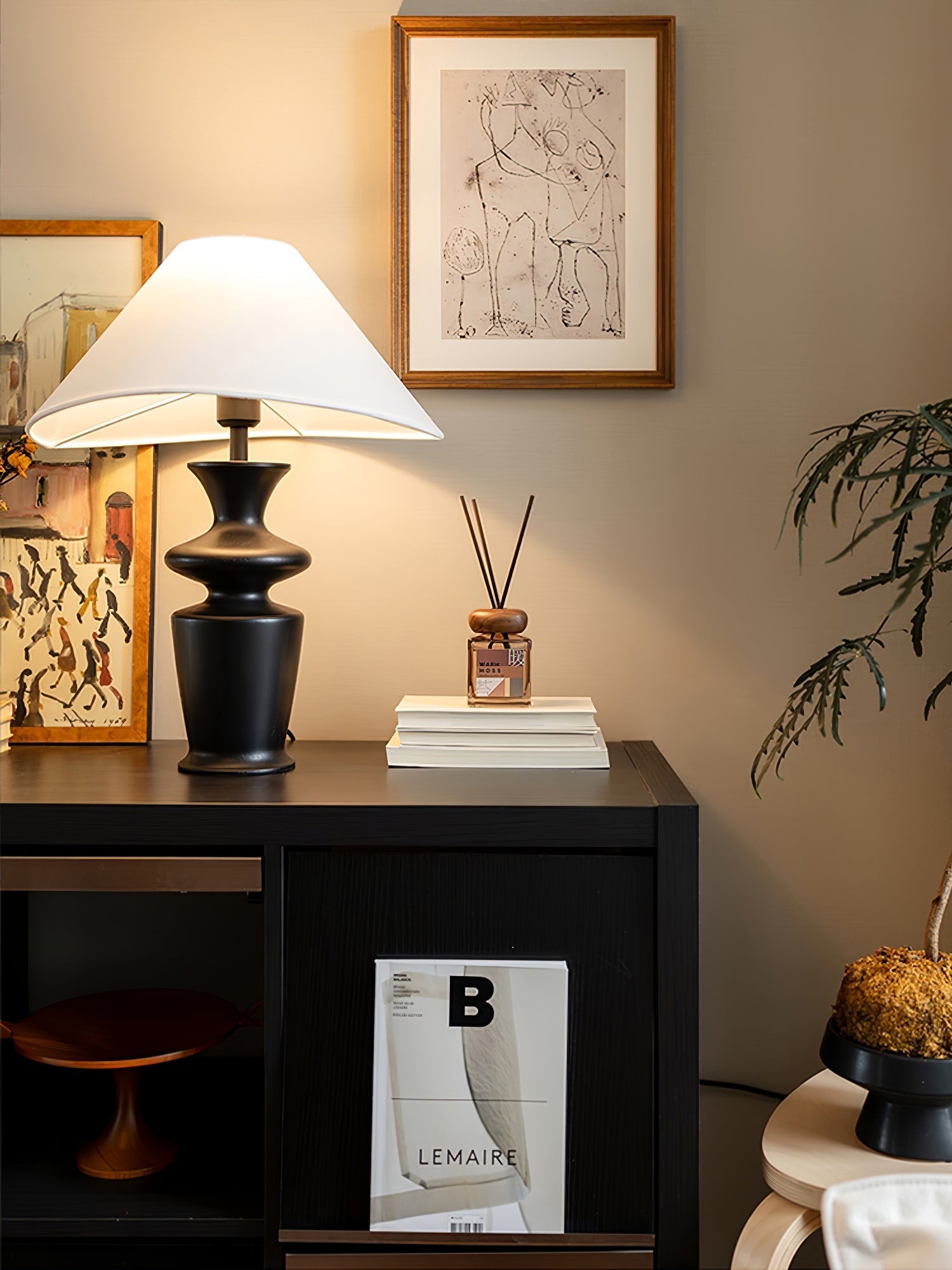 Grace Wood Table Lamp - Blowlighting