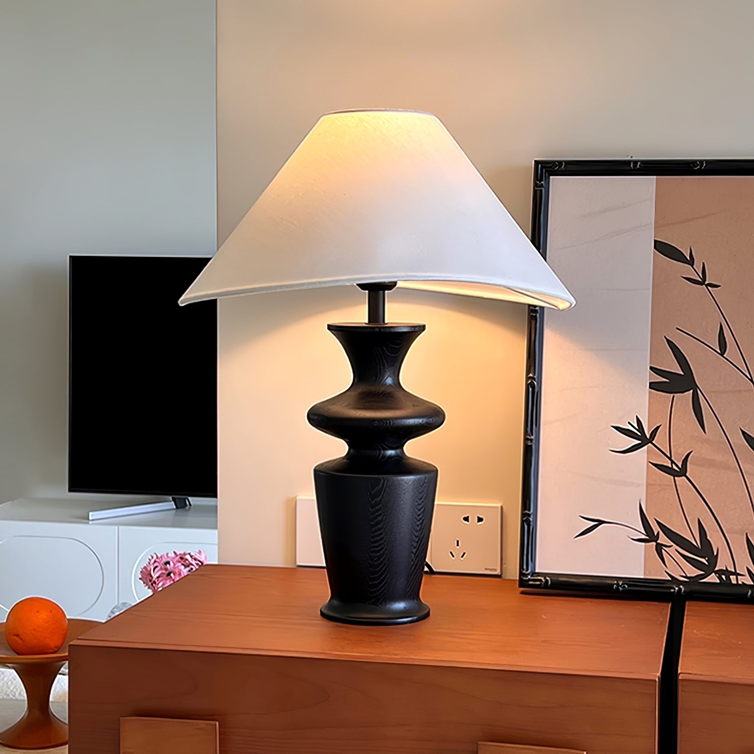 Grace Wood Table Lamp - Blowlighting