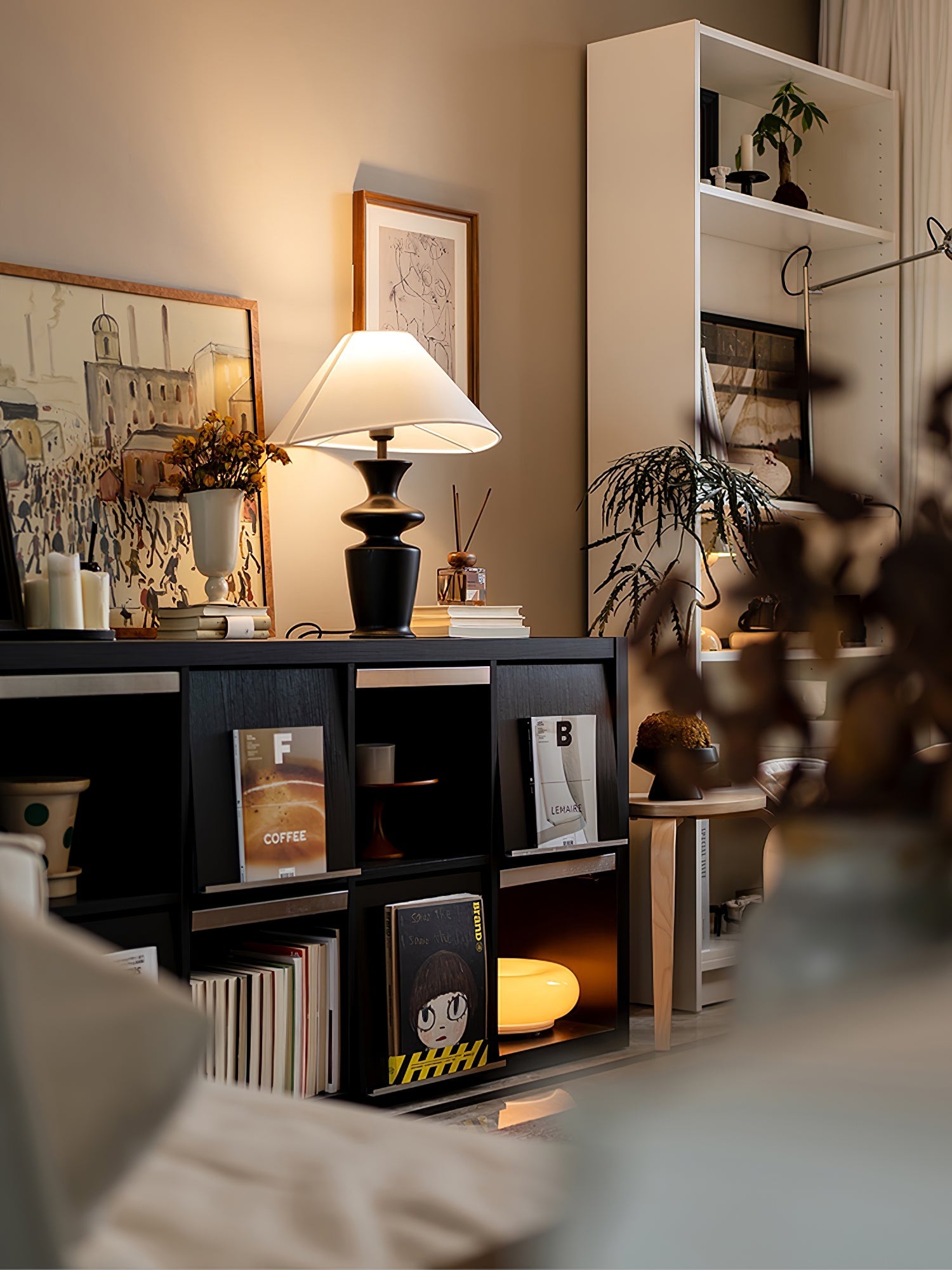 Grace Wood Table Lamp - Blowlighting
