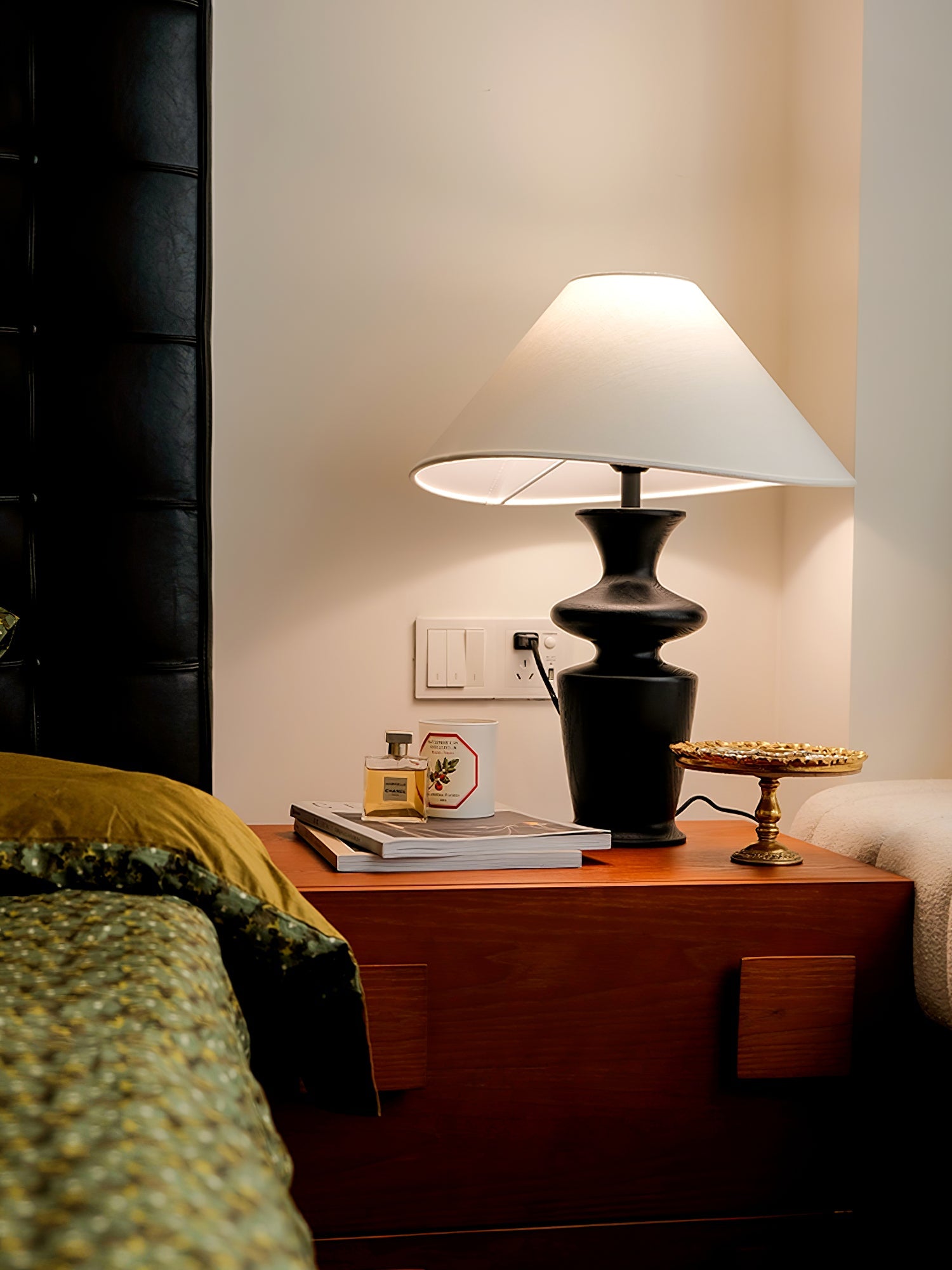 Grace Wood Table Lamp - Blowlighting