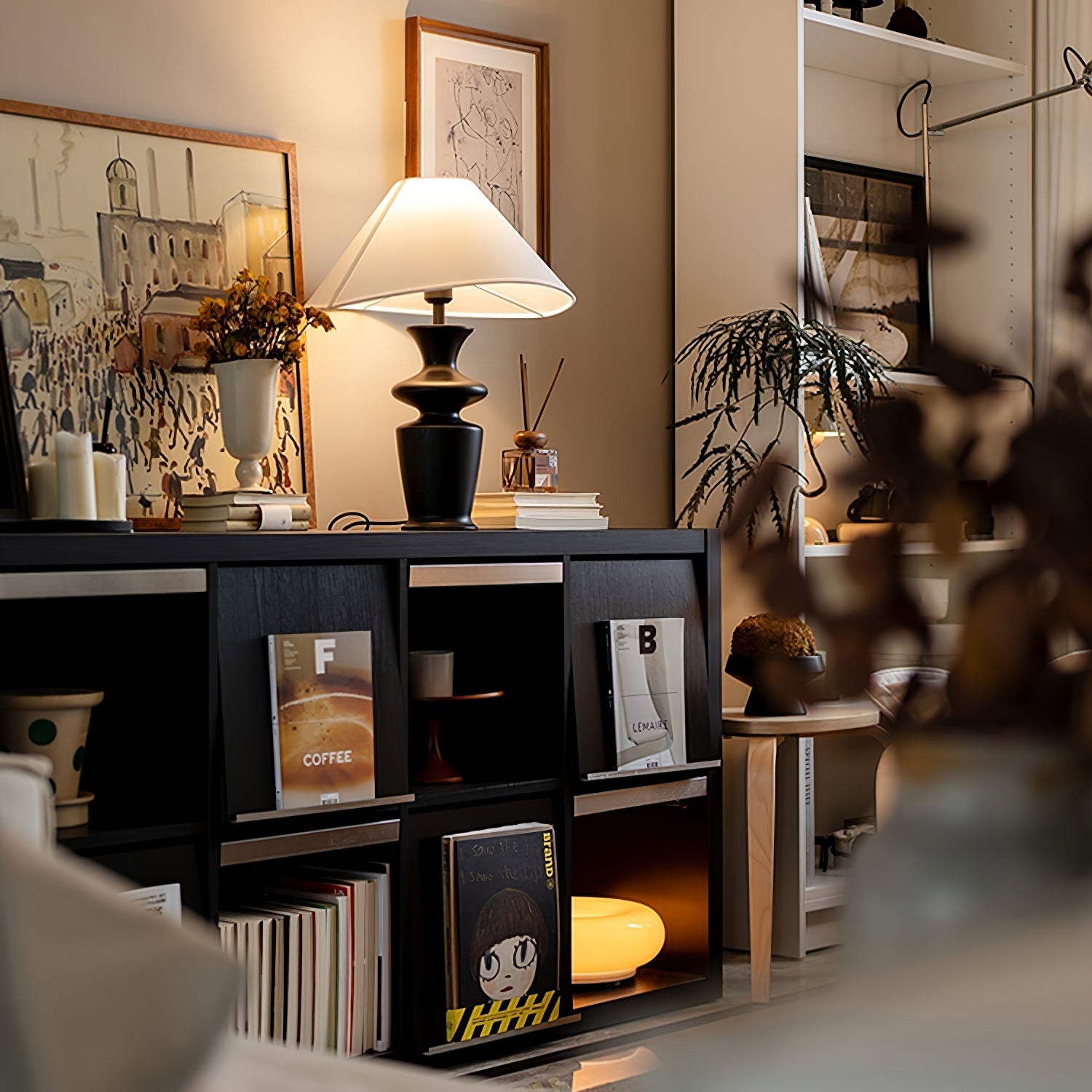 Grace Wood Table Lamp - Blowlighting