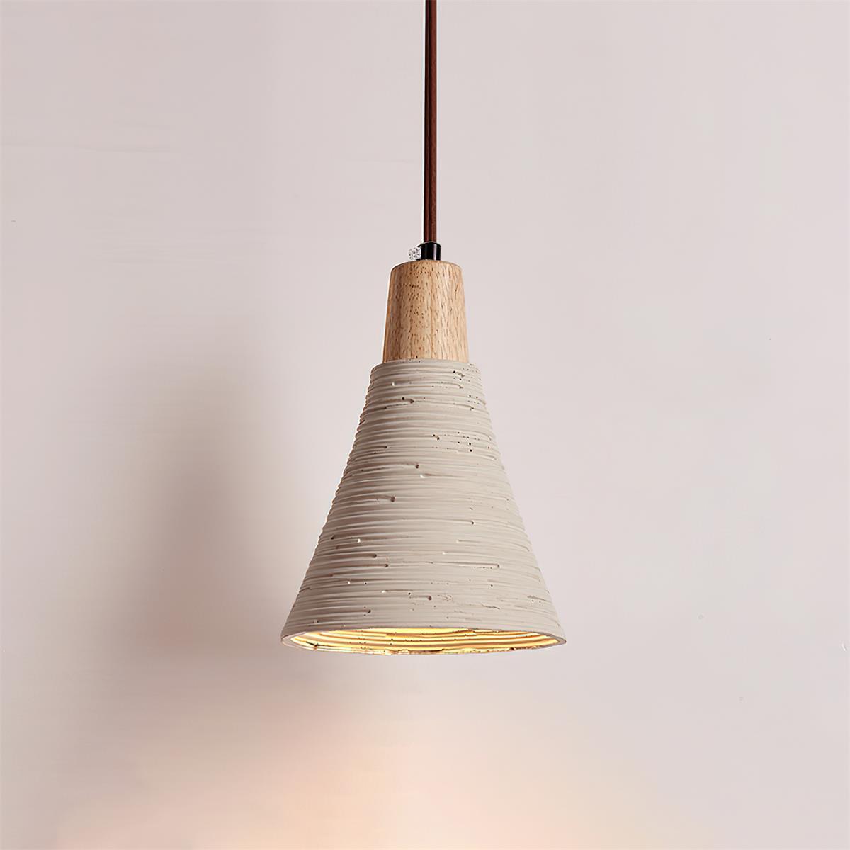Grainline Minimalist Cement Pendant Light