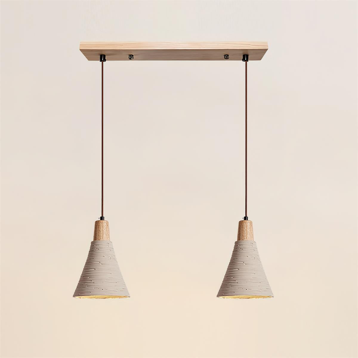 Grainline Minimalist Cement Pendant Light