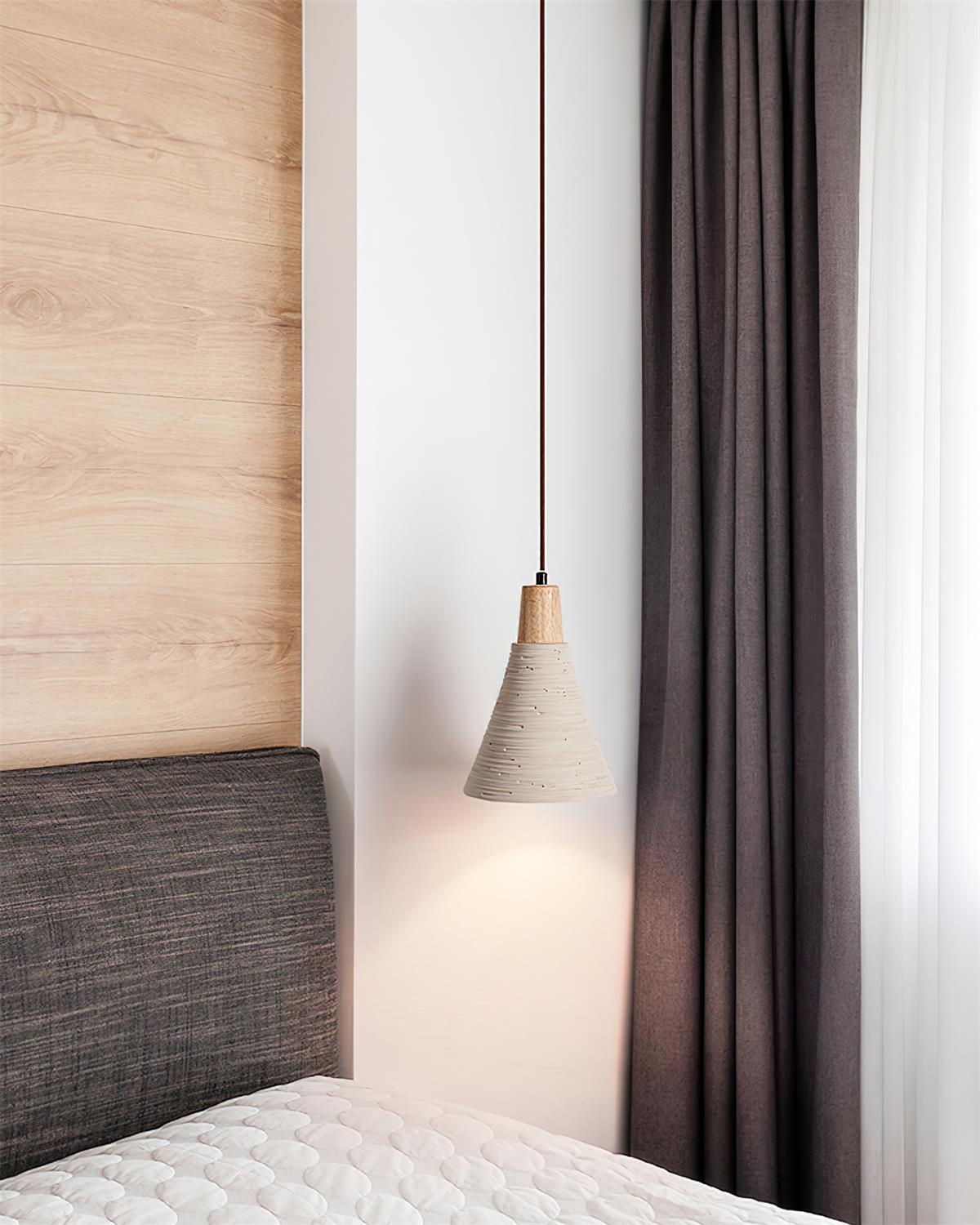 Grainline Minimalist Cement Pendant Light