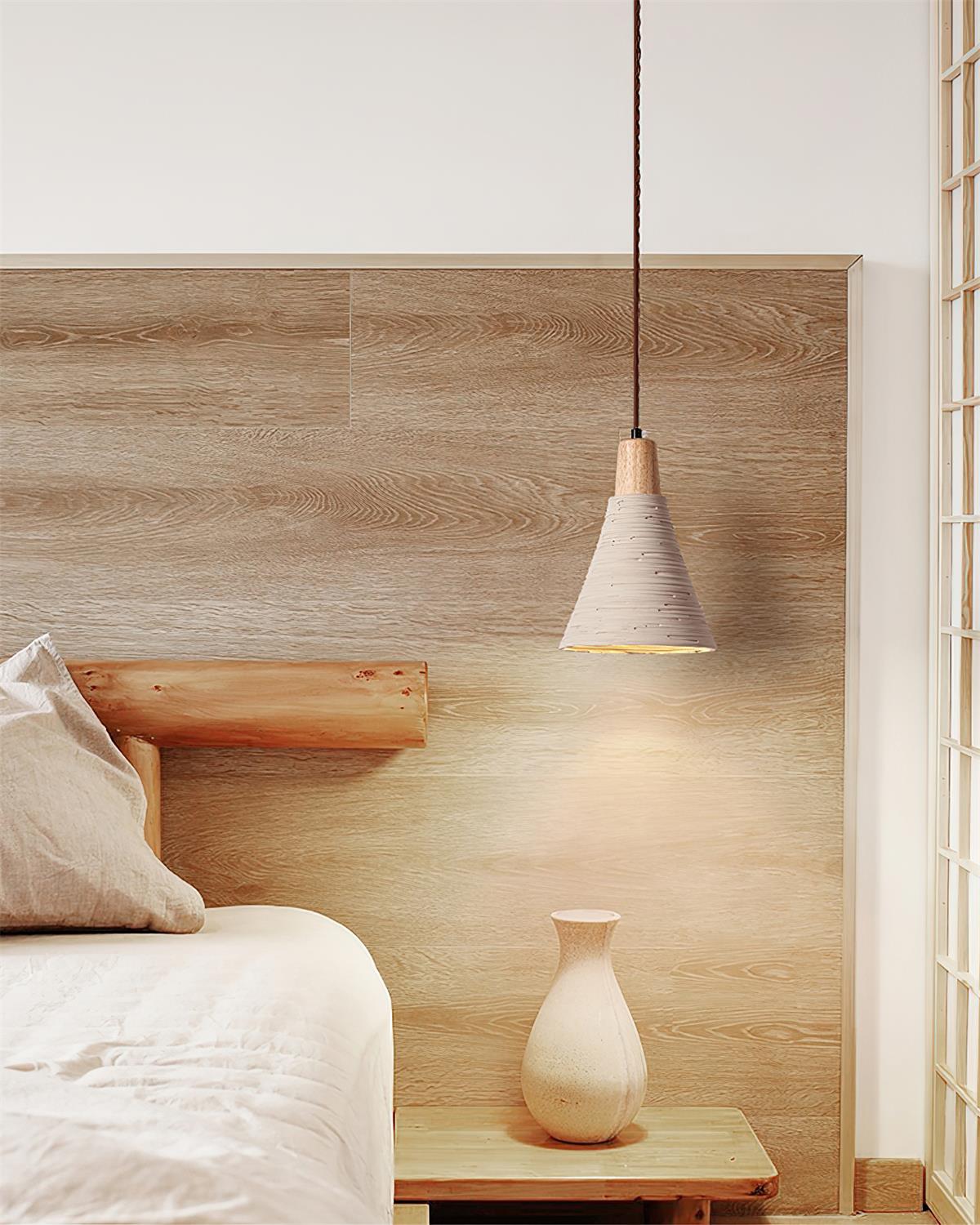 Grainline Minimalist Cement Pendant Light