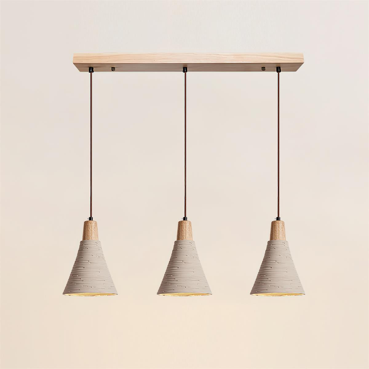 Grainline Minimalist Cement Pendant Light