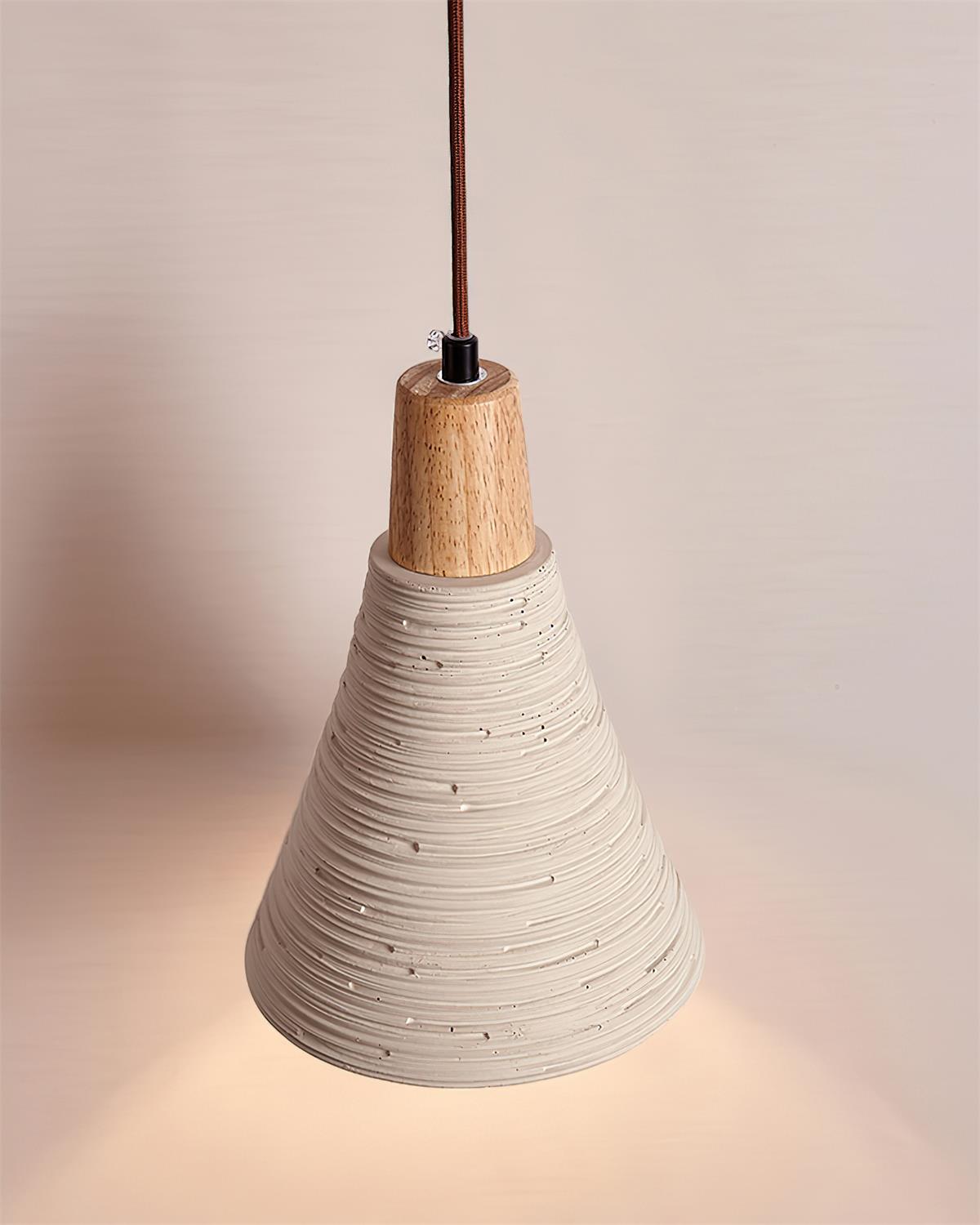 Grainline Minimalist Cement Pendant Light