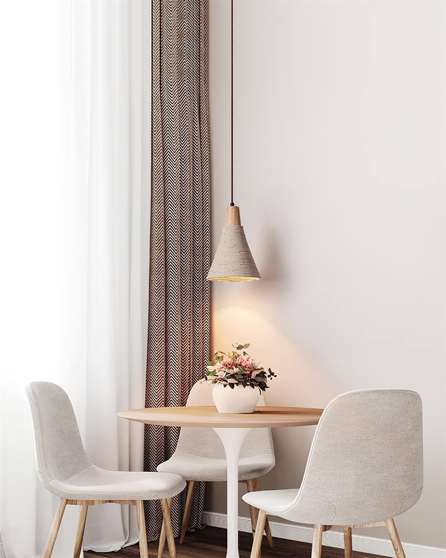 Grainline Minimalist Cement Pendant Light