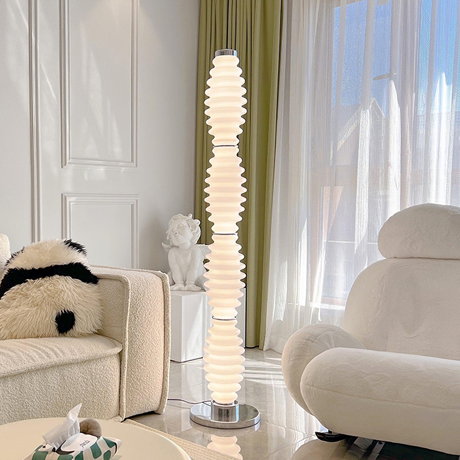 Taylor Glass Modern Floor Lamp - Blowlighting
