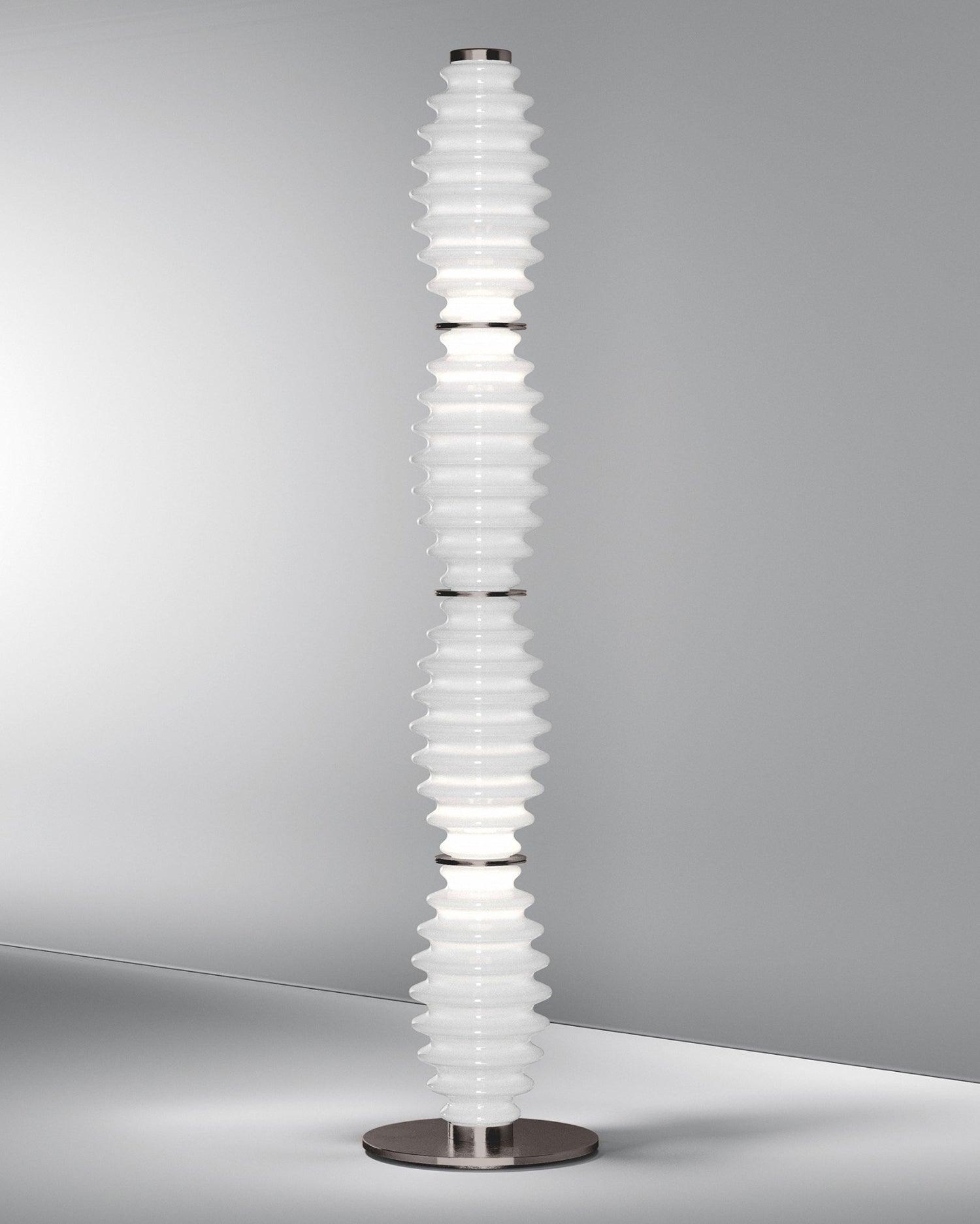 Taylor Glass Modern Floor Lamp - Blowlighting