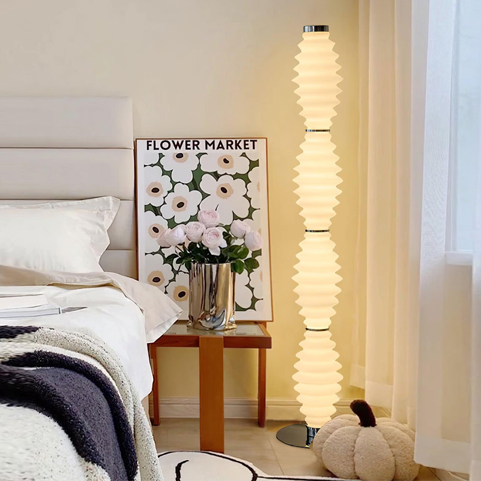 Taylor Glass Modern Floor Lamp - Blowlighting