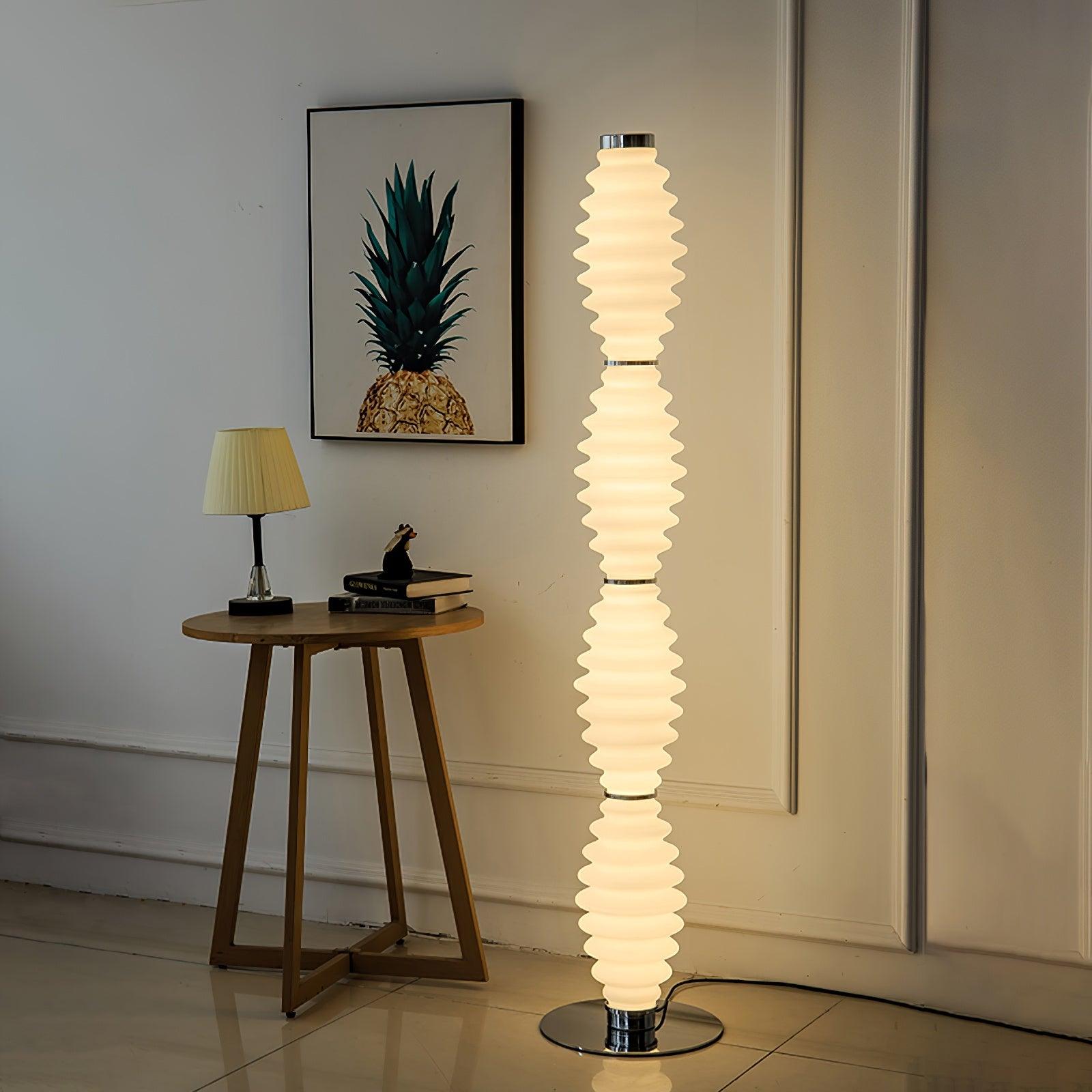 Taylor Glass Modern Floor Lamp - Blowlighting