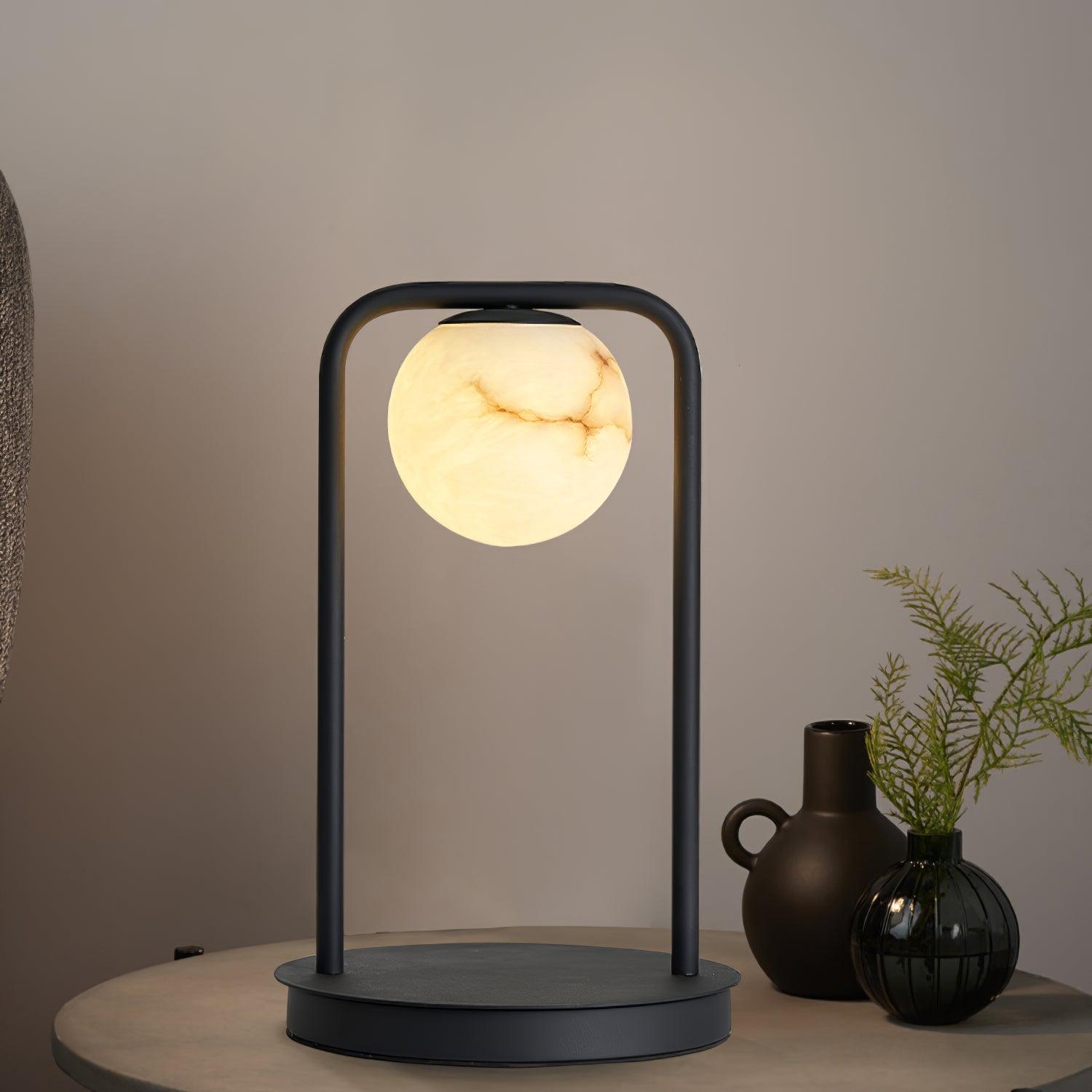 Ulrinus Arch Alabaster Table Lamp - Blowlighting