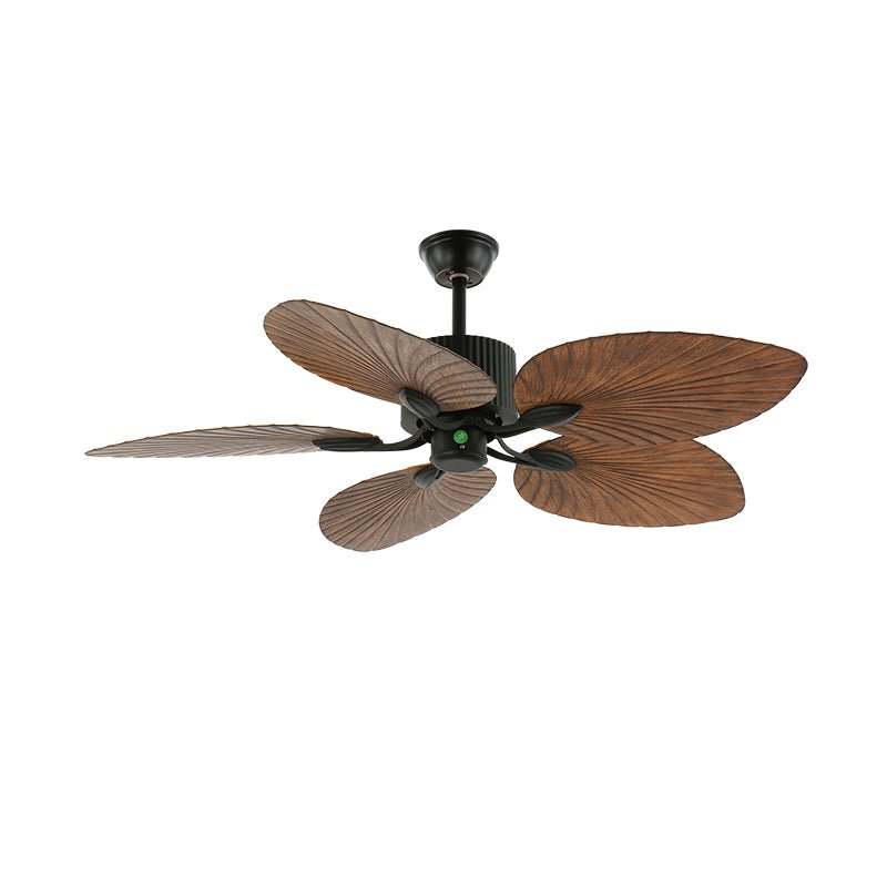 Alora Tropical Wood Ceiling Fan Light - Blowlighting