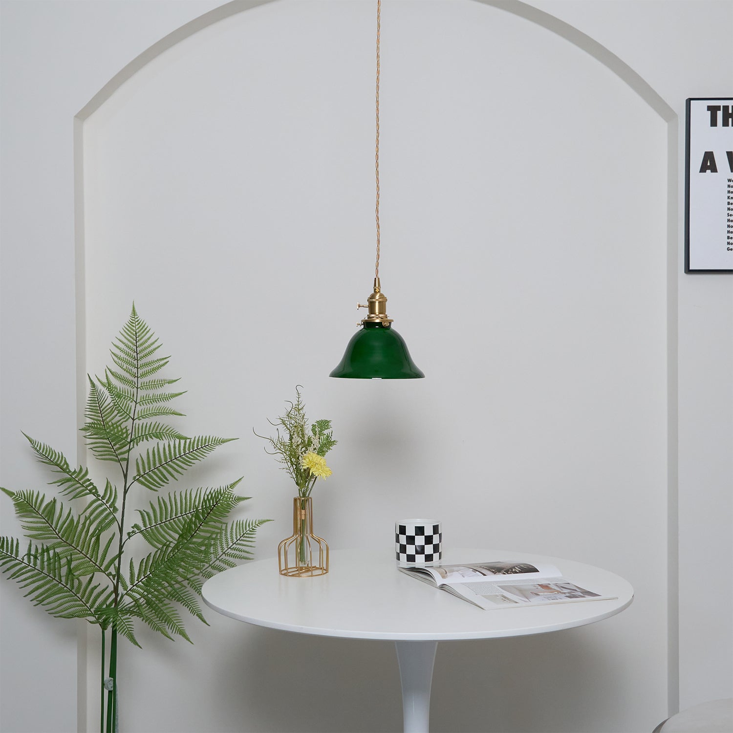 Green Bell Pendant Light - Blowlighting
